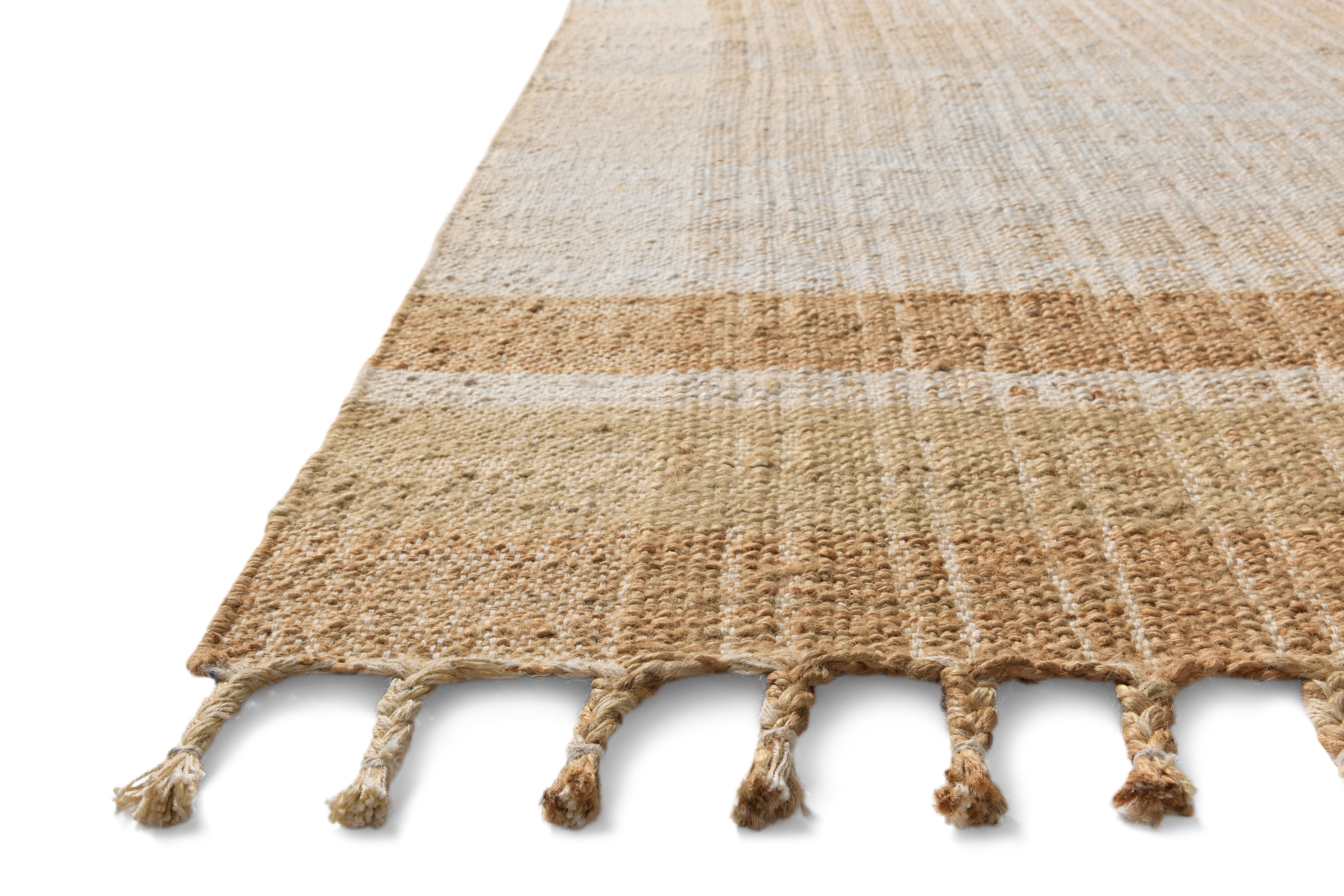 Magnolia Home by Joanna Gaines x Loloi Louie Ivory / Natural RUGS - jute Loloi