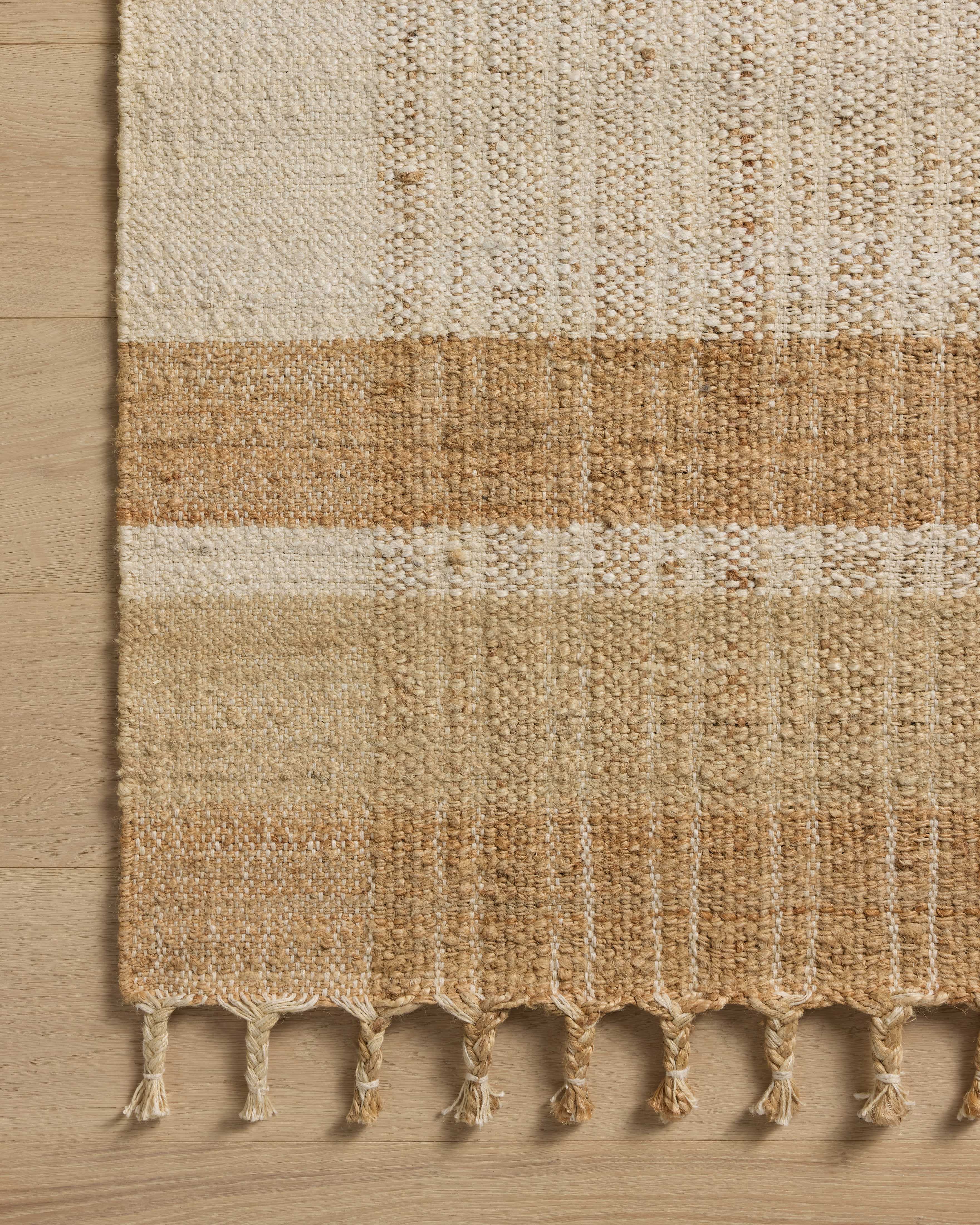 Magnolia Home by Joanna Gaines x Loloi Louie Ivory / Natural RUGS - jute Loloi