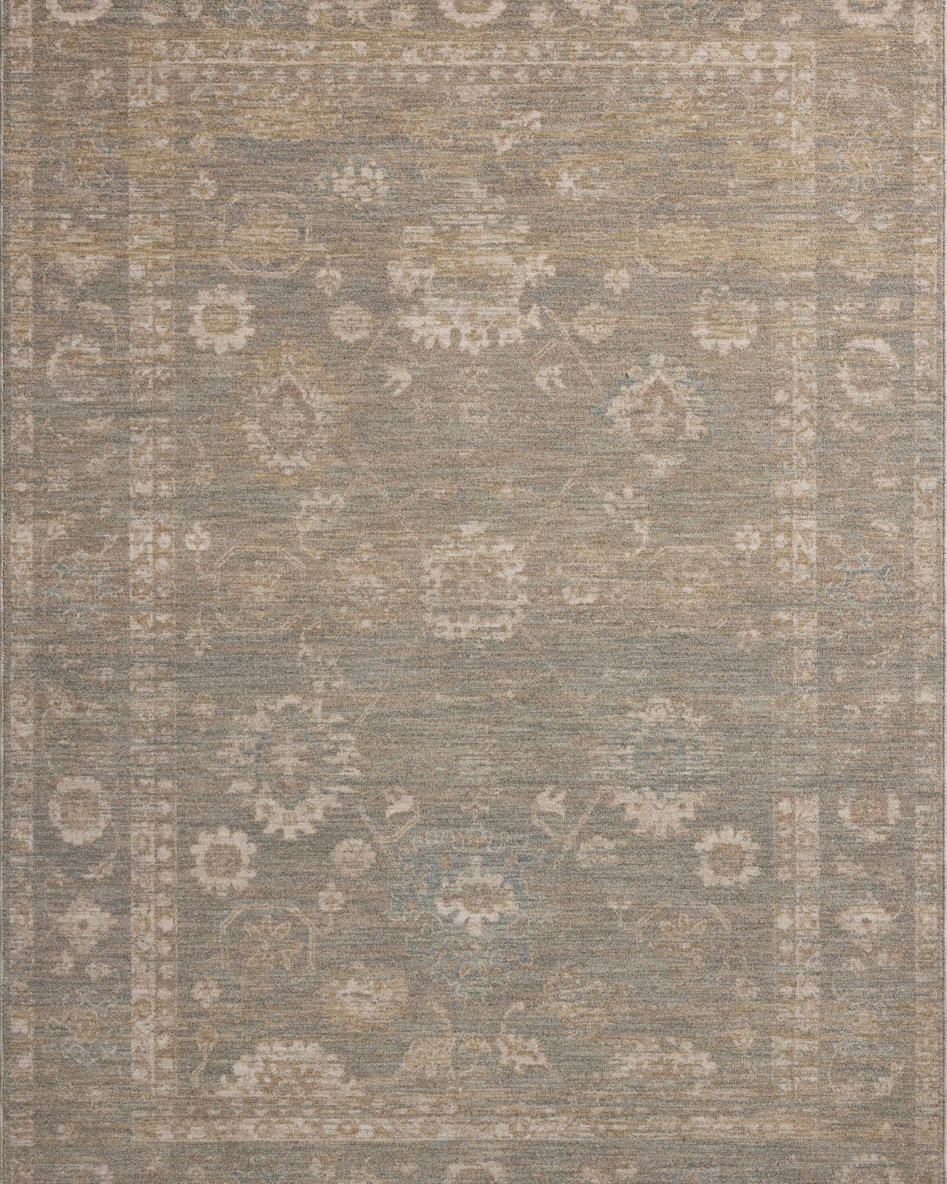 Chris Loves Julia x Loloi Louisa Lagoon / Ivory Rug RUGS - vintage inspired Loloi