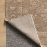 Chris Loves Julia x Loloi Louisa Taupe / Gold Rug RUGS - vintage inspired Loloi