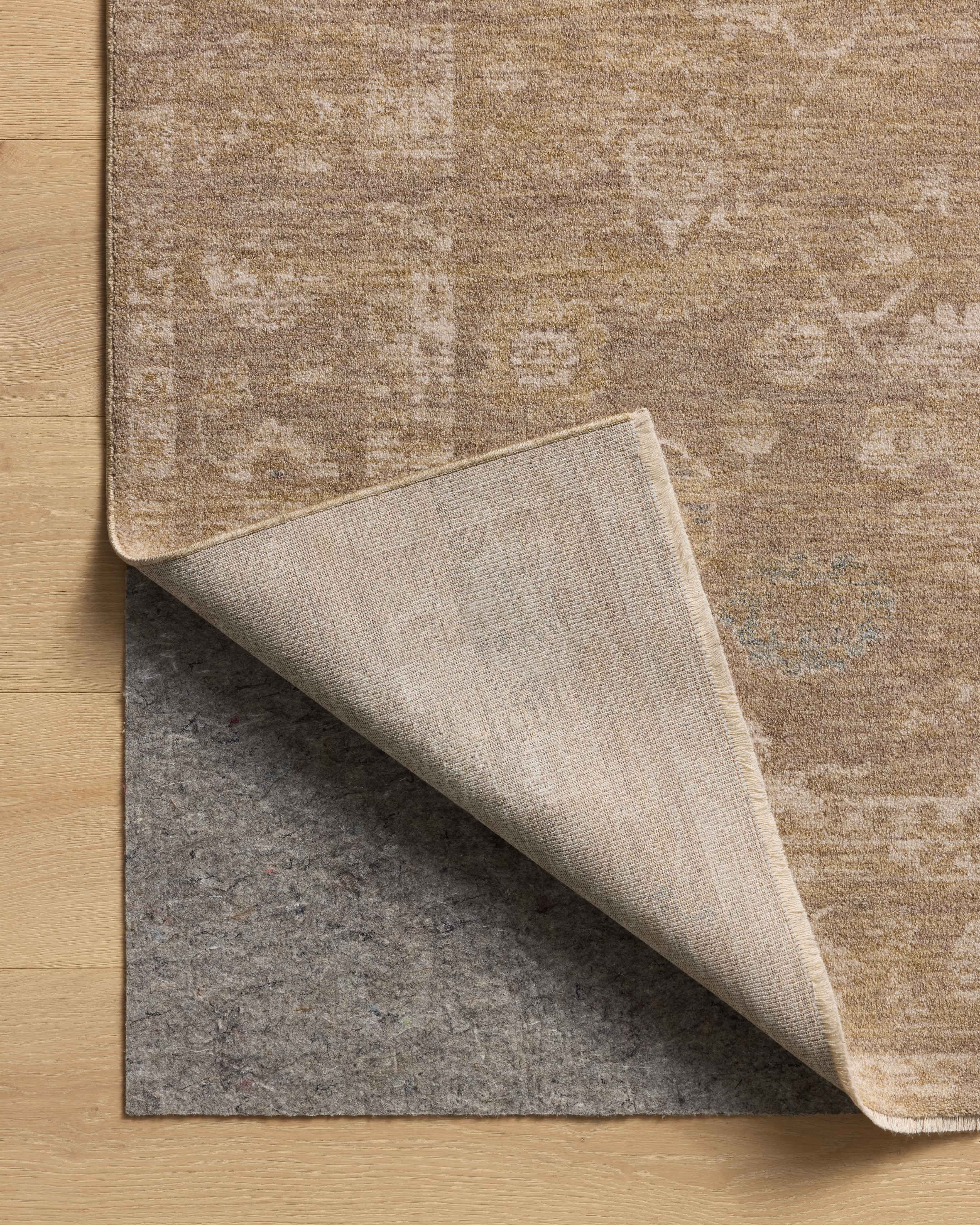 Chris Loves Julia x Loloi Louisa Taupe / Gold Rug RUGS - vintage inspired Loloi