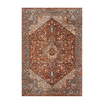 Loloi Lourdes Rust / Multi Rug RUGS - synthetic Loloi 18" x 18"