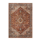 Loloi Lourdes Rust / Multi Rug RUGS - synthetic Loloi 18" x 18"