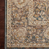 Loloi Lourdes Charcoal / Ivory Rug RUGS - synthetic Loloi