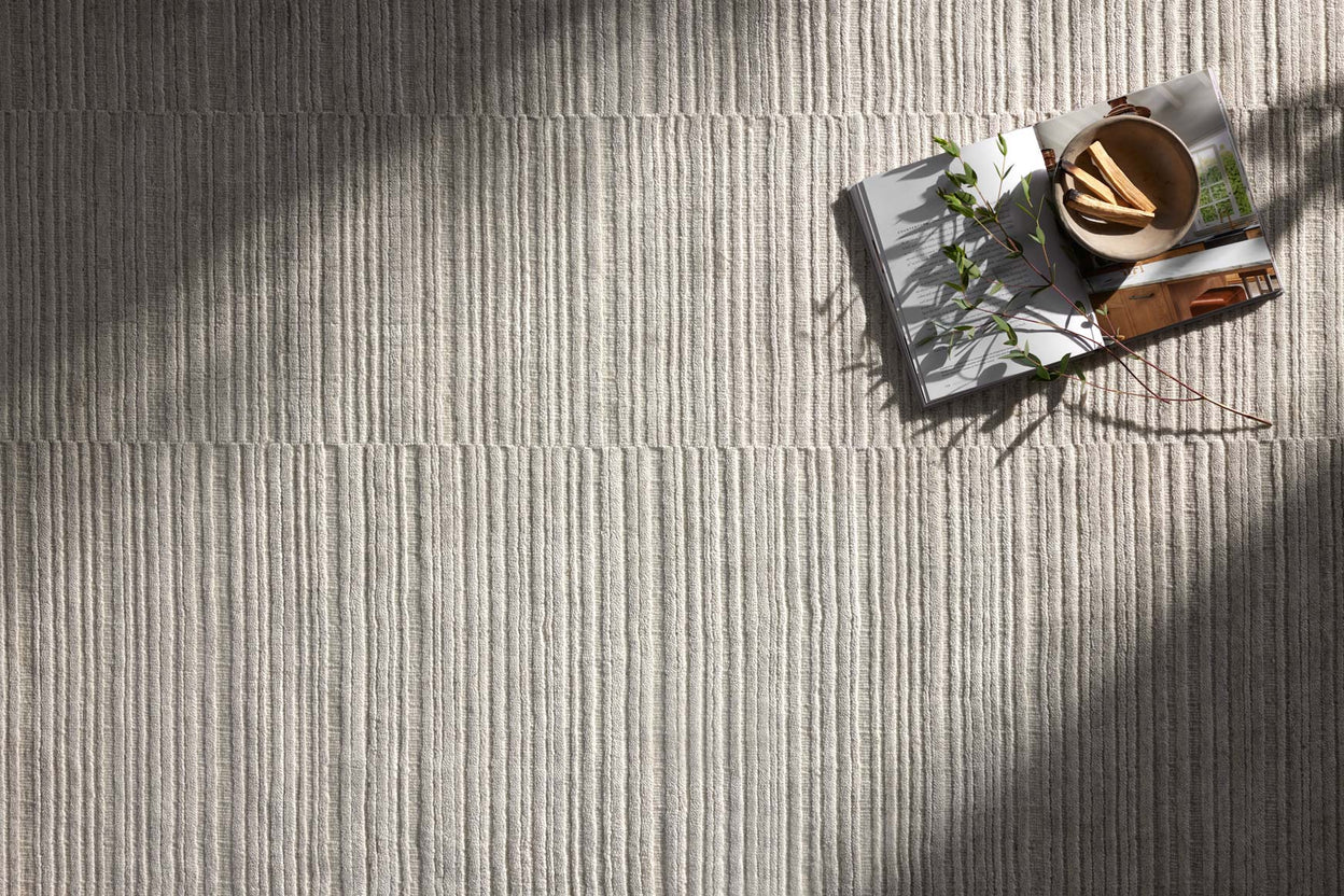 Amber Lewis x Loloi Lou Ivory 1-natural fibre rugs Loloi