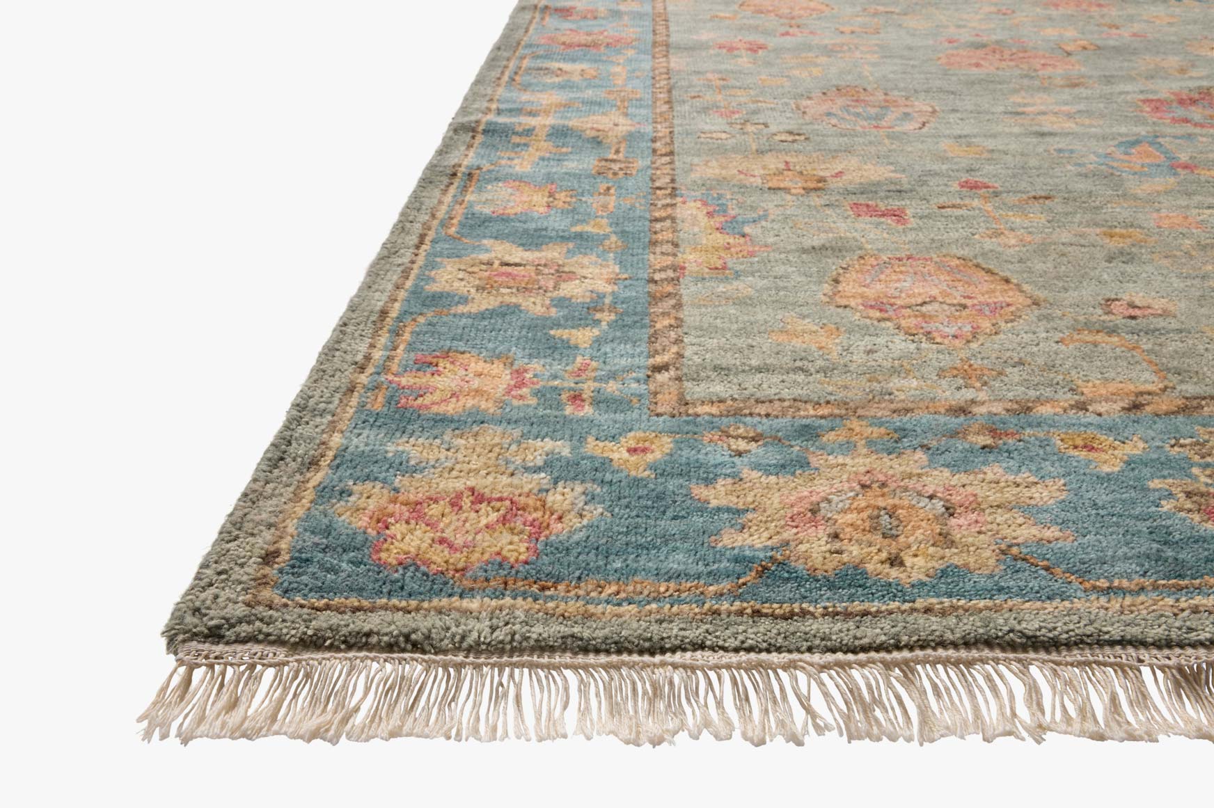 Magnolia Home x Loloi Lucille Blue / Multi Rug - Rug & Weave