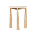 Carven Side Table FURNITURE - side table Union Home Natural/Travertine