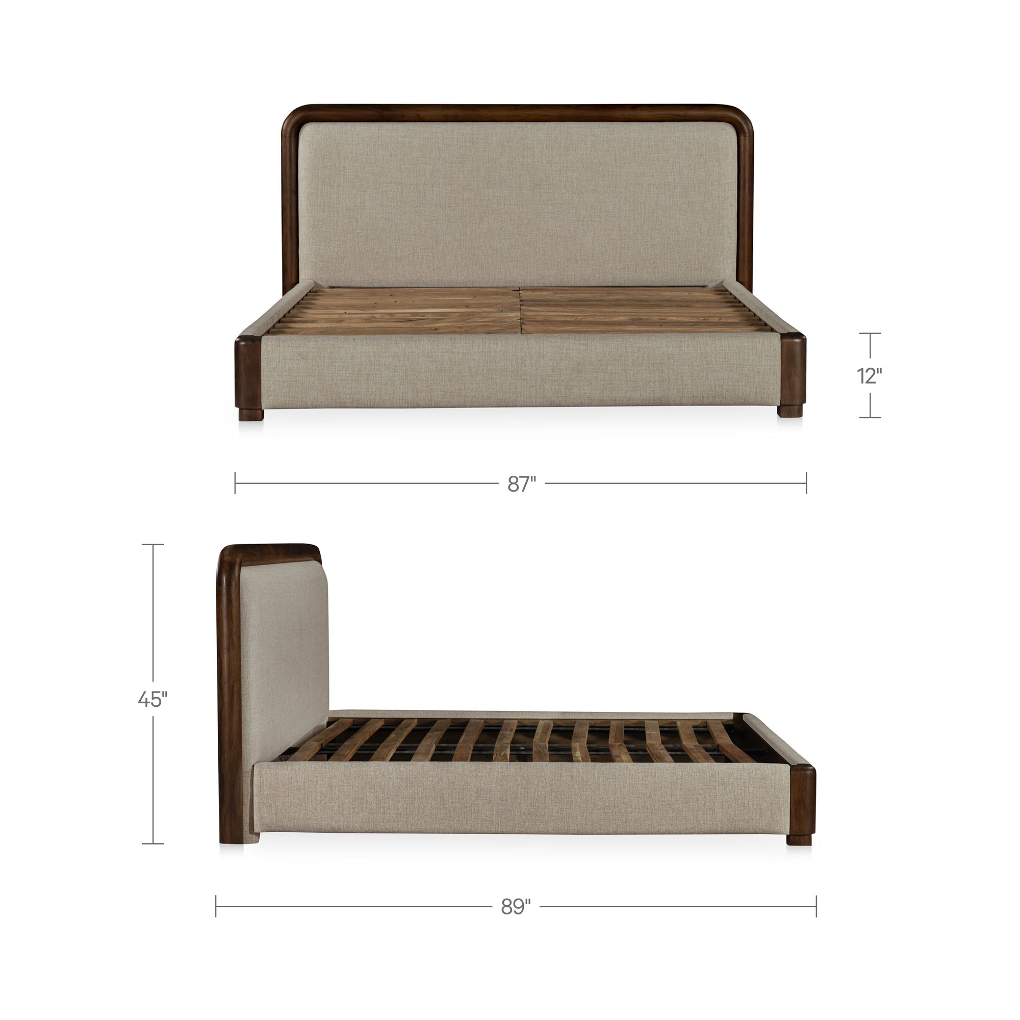Bower Bed FURNITURE - bed Moe's Furniture