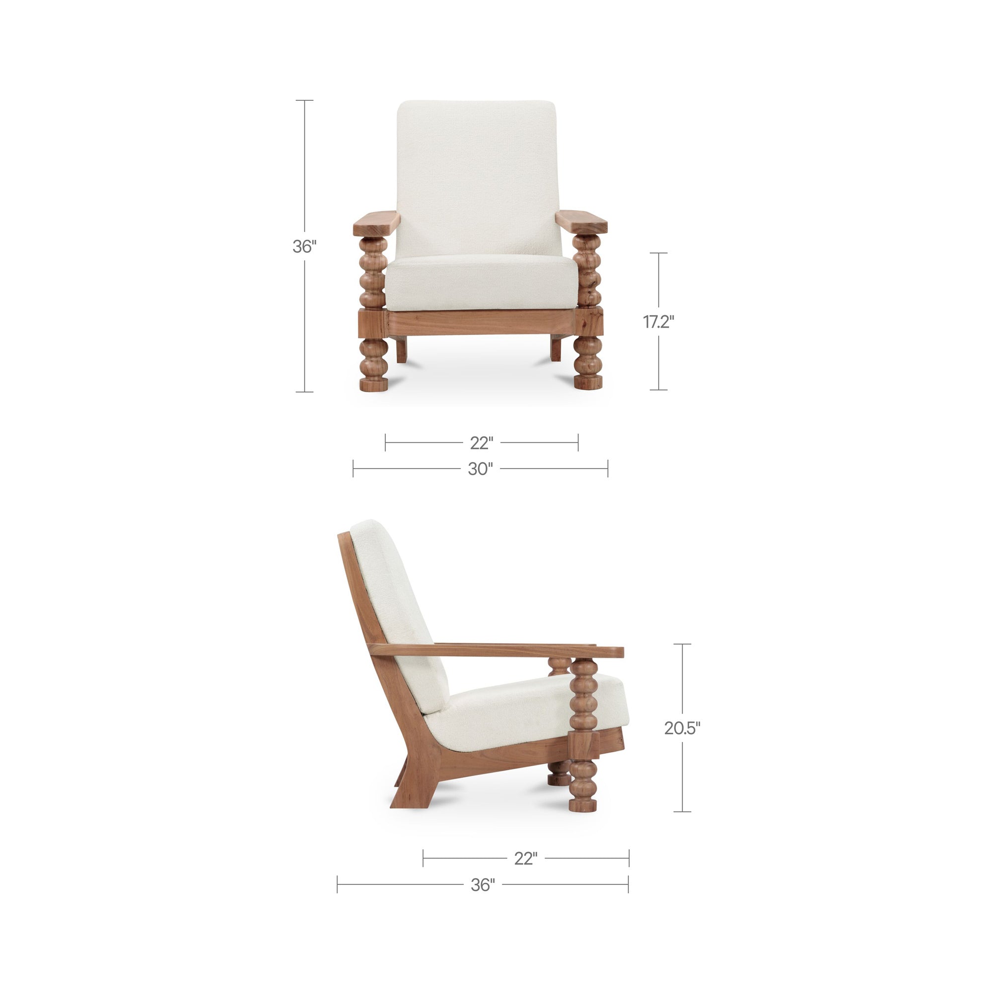 Ingrid Accent Chair FURNITURE - accent chair Moe's Furniture