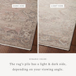 Loloi Lyra Blush / Dove Rug 0-RUGS-patterned Loloi