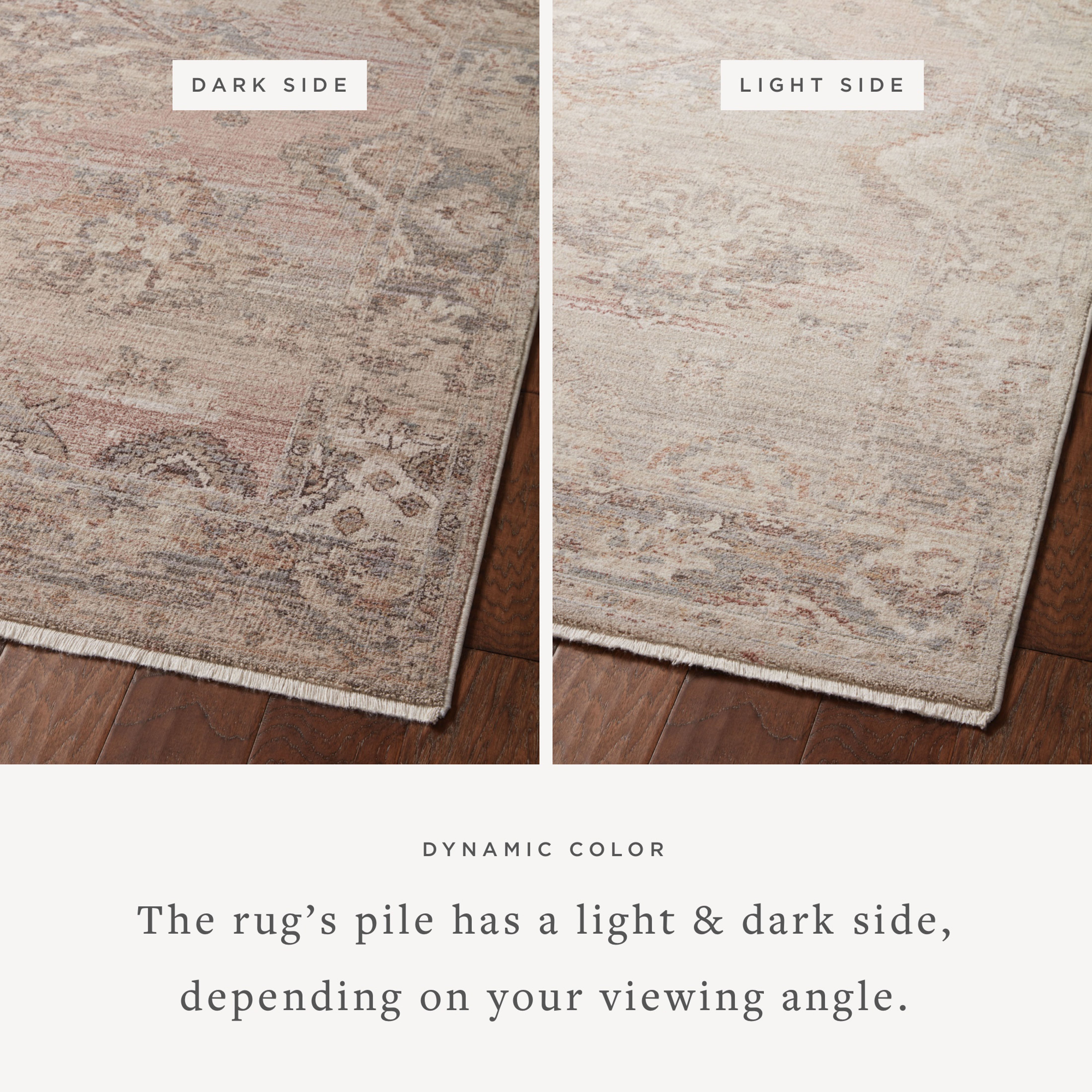 Loloi Lyra Blush / Dove Rug 0-RUGS-patterned Loloi