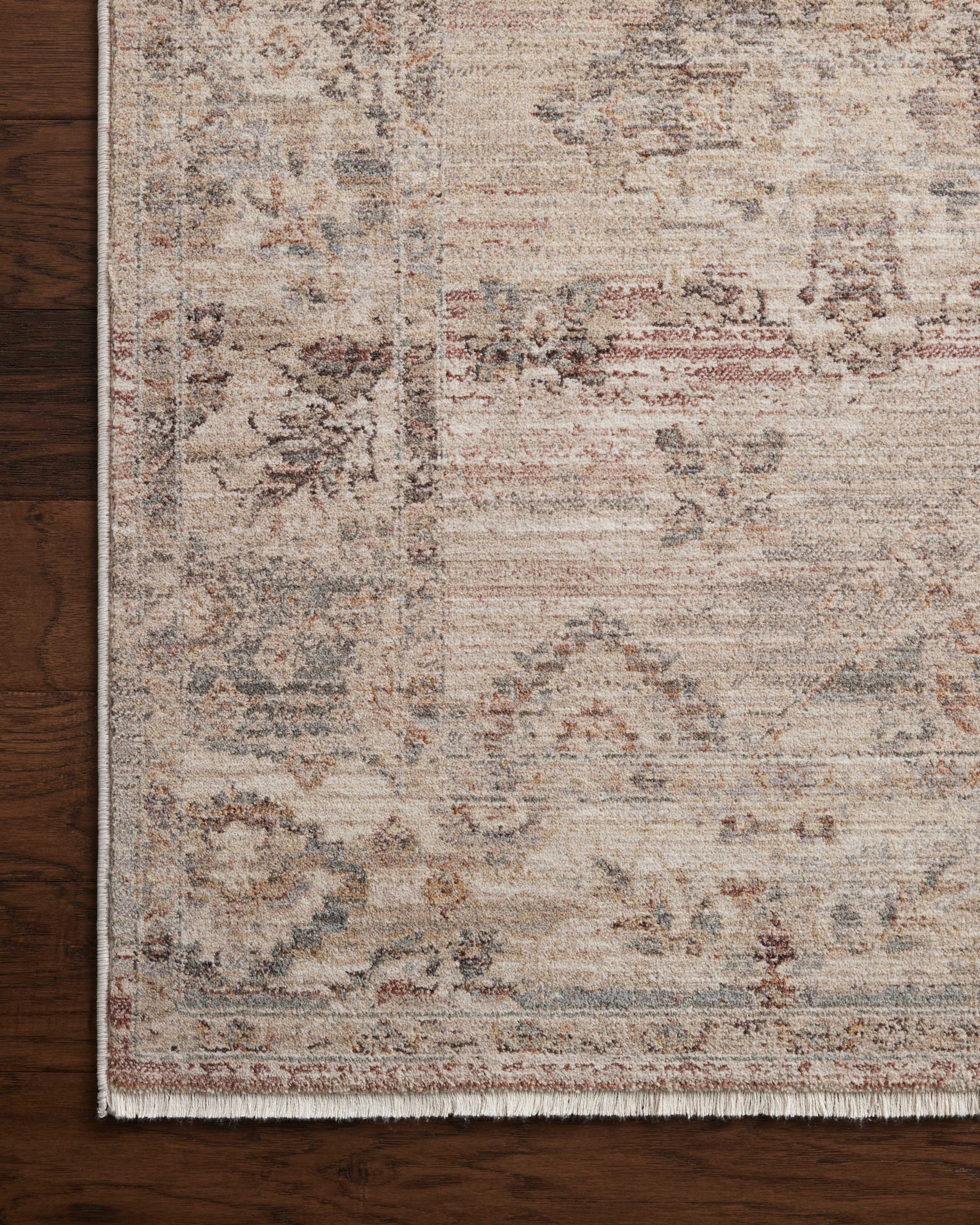 Loloi Lyra Blush / Dove Rug 0-RUGS-patterned Loloi