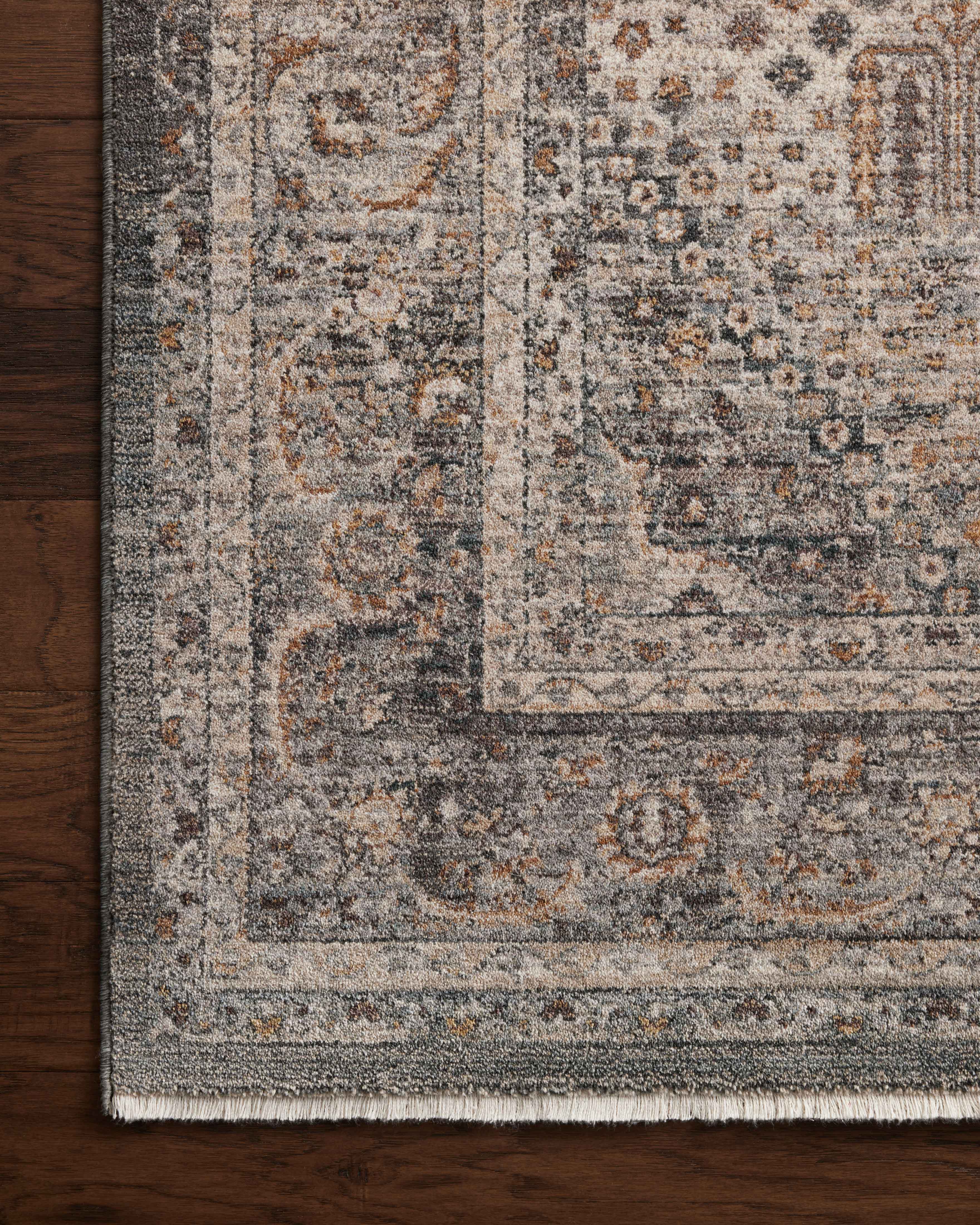 Loloi Lyra Denim / Pebble Rug 0-RUGS-patterned Loloi