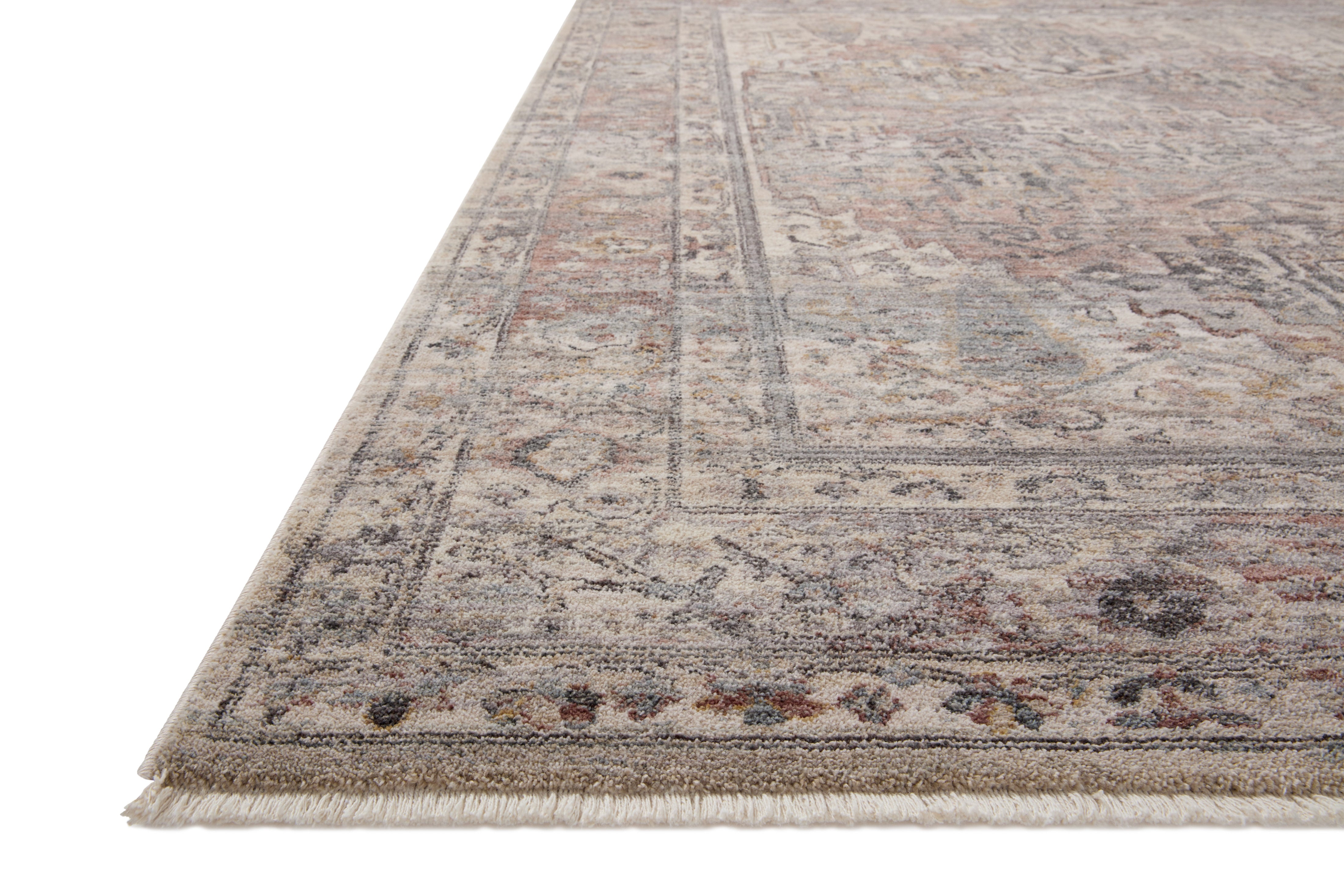 Loloi Lyra Sunset / Silver Rug 0-RUGS-patterned Loloi