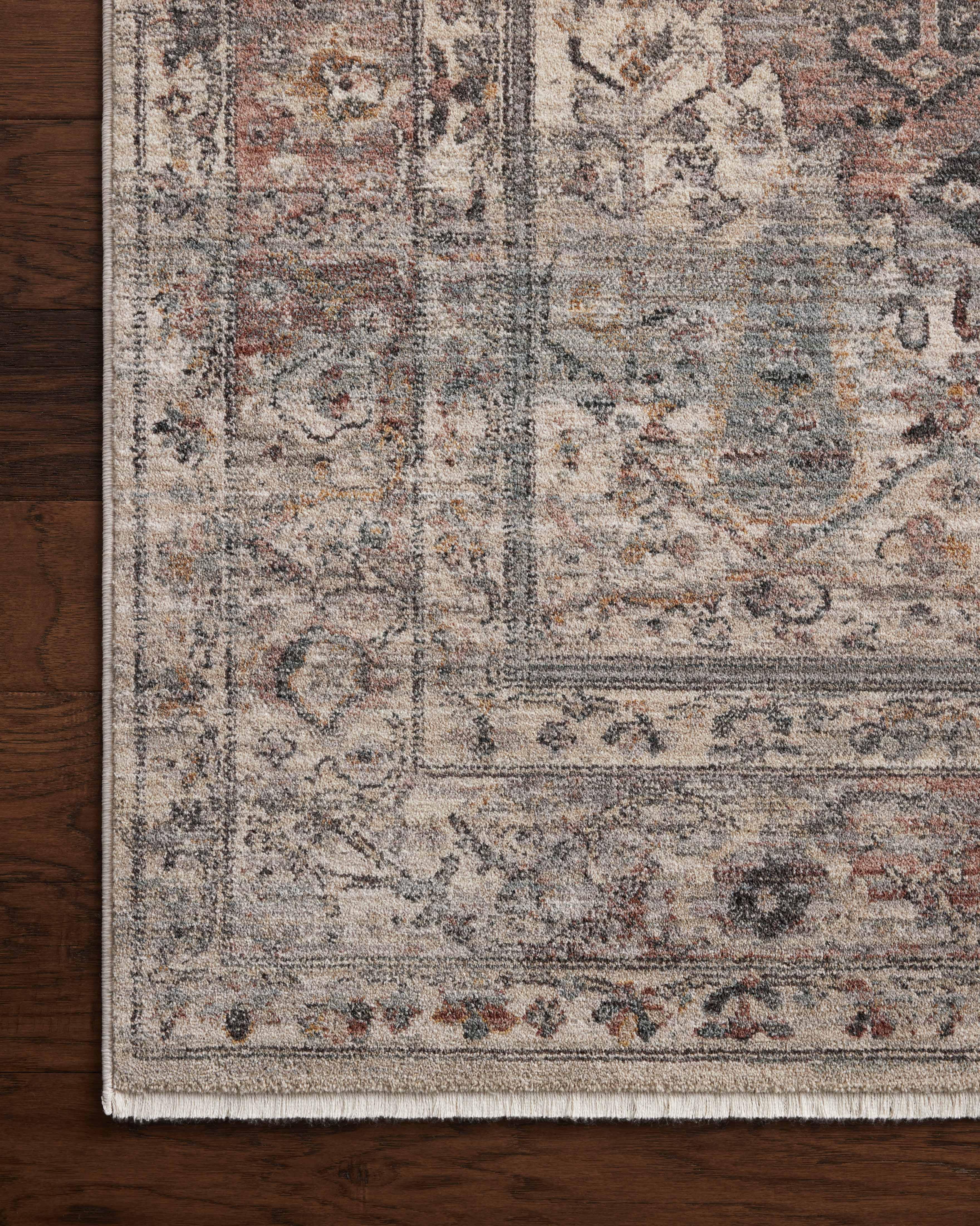 Loloi Lyra Sunset / Silver Rug 0-RUGS-patterned Loloi
