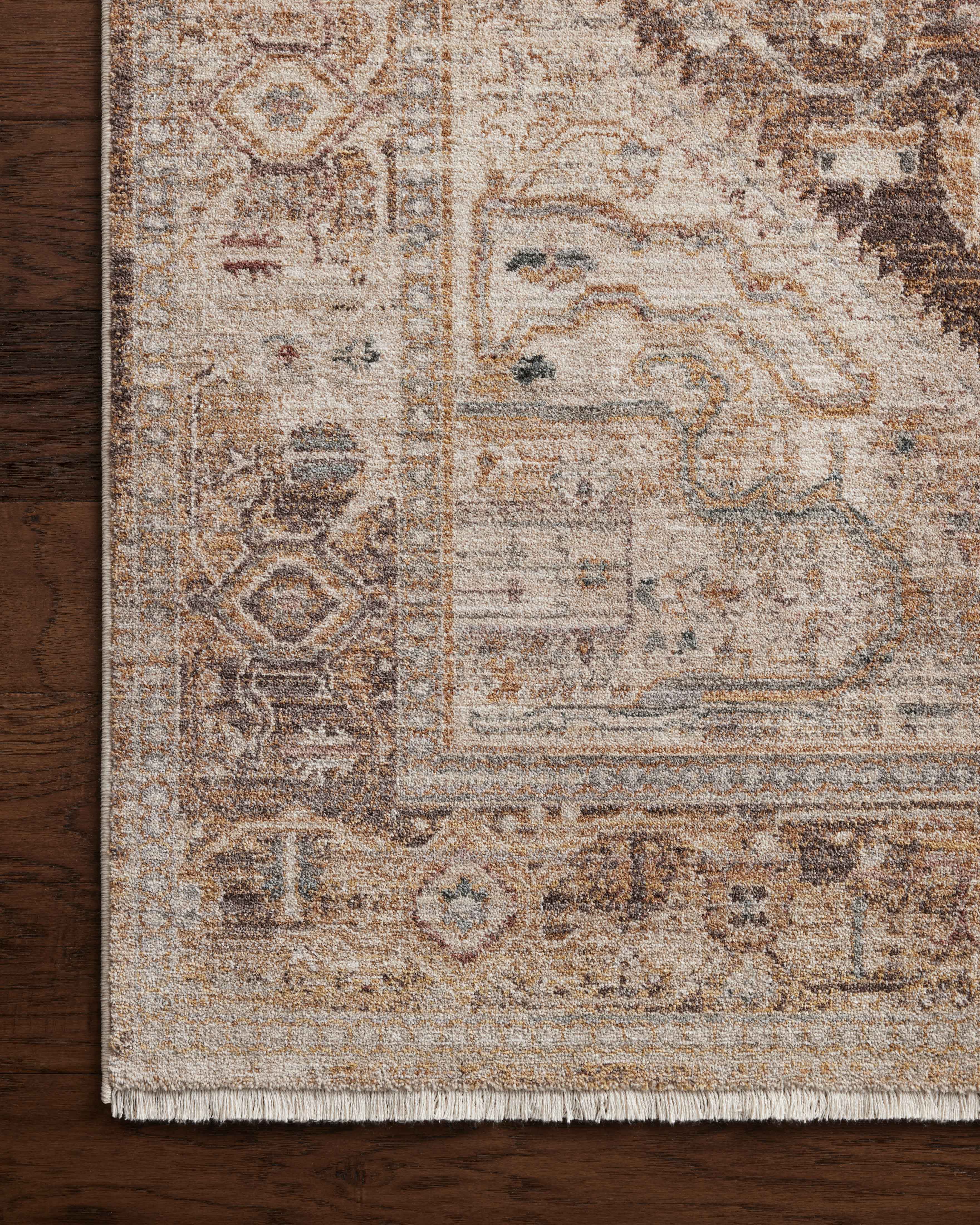 Loloi Lyra Natural / Mocha Rug 0-RUGS-patterned Loloi
