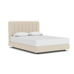 Custom Fabric Stage Queen Bed 13 - FURNITURE - bed EQ3 Lana Sand