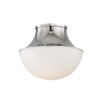 Lettie Flush Mount LIGHTING - Flush Mount Hudson Valley Lighting Polished Nickel small