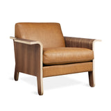 Gus* Modern Lodge Chair FURNITURE - chair Gus Vegan Appleskin Leather Cognac