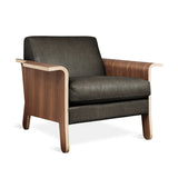 Gus* Modern Lodge Chair FURNITURE - chair Gus Vegan Appleskin Leather Licorice
