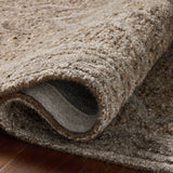 Loloi Mabel Bark / Graphite Rug RUGS - wool Loloi