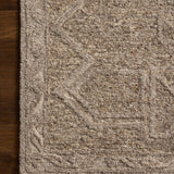 Loloi Mabel Bark / Graphite Rug RUGS - wool Loloi