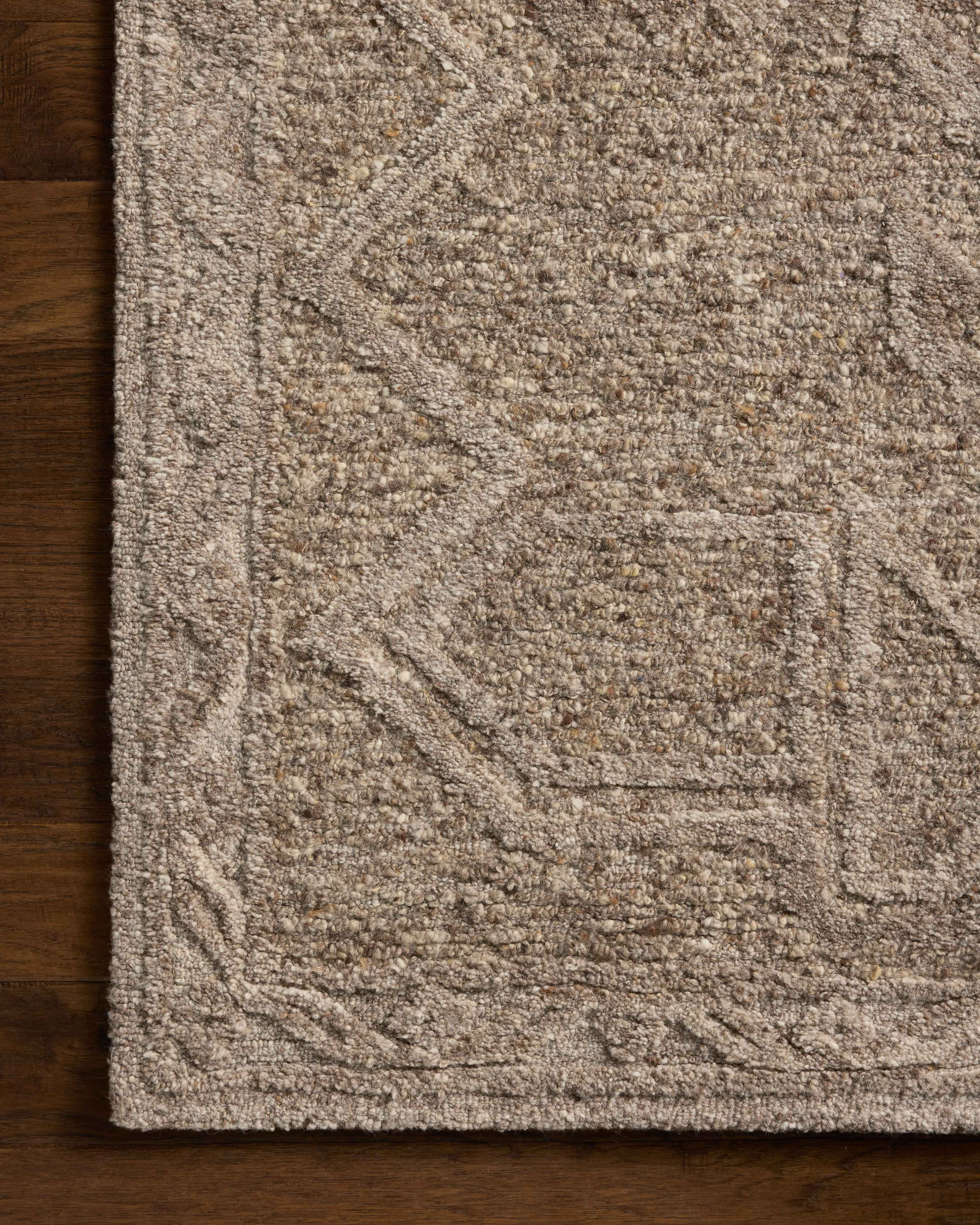 Loloi Mabel Bark / Graphite Rug RUGS - wool Loloi