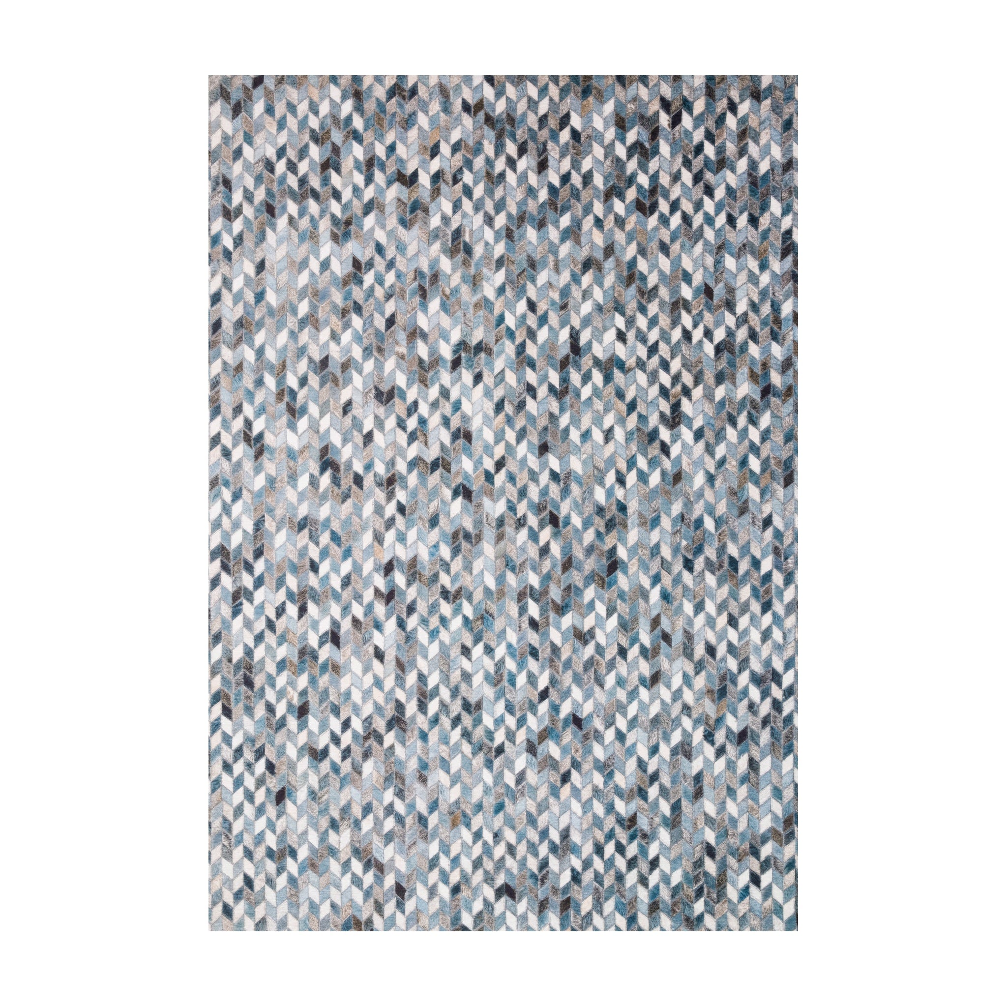 Loloi Maddox Ocean / Grey Rug RUGS - synthetic Loloi 18" x 18"