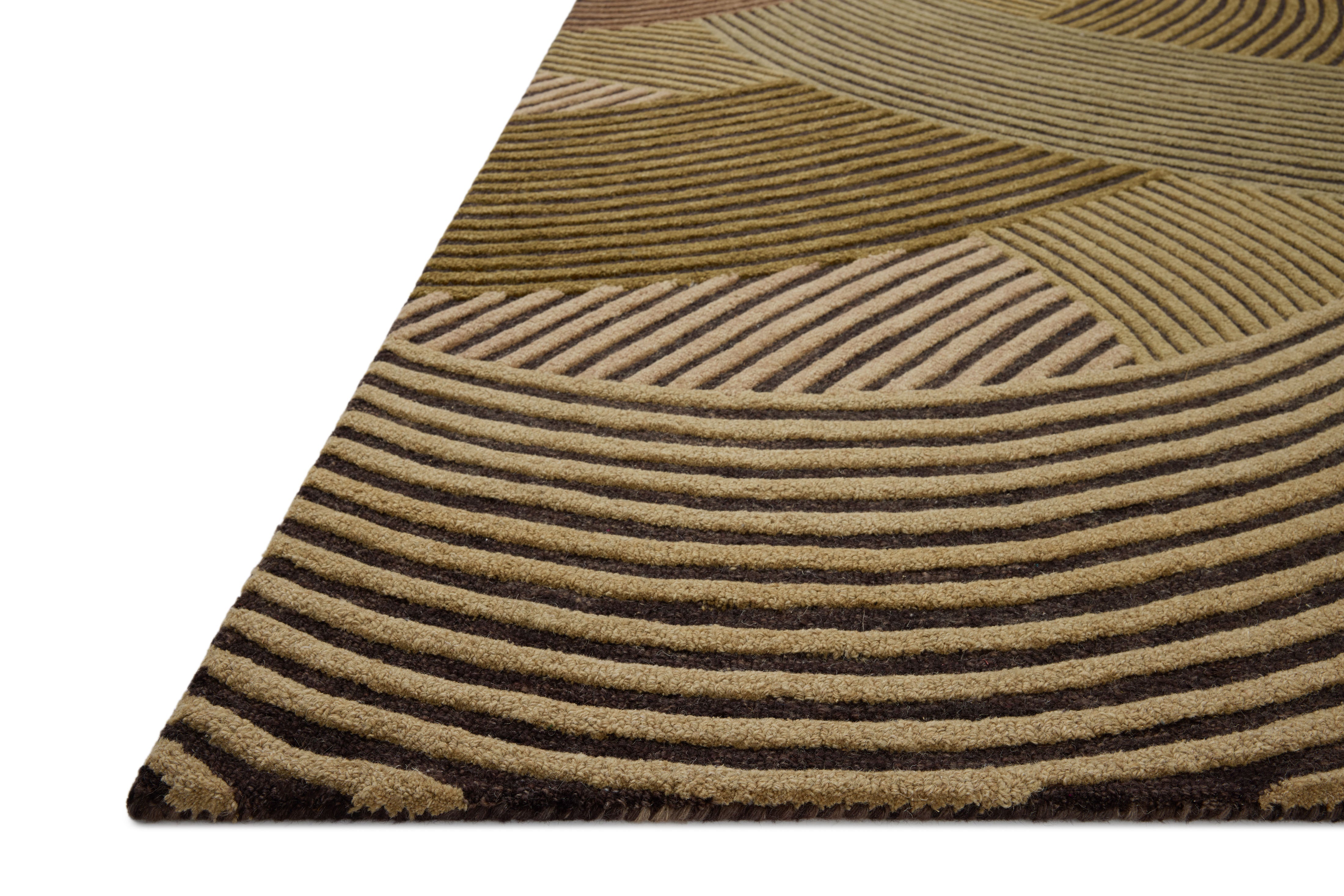 Brigette Romanek x Loloi Madi Espresso / Multi Rug RUGS - wool Loloi