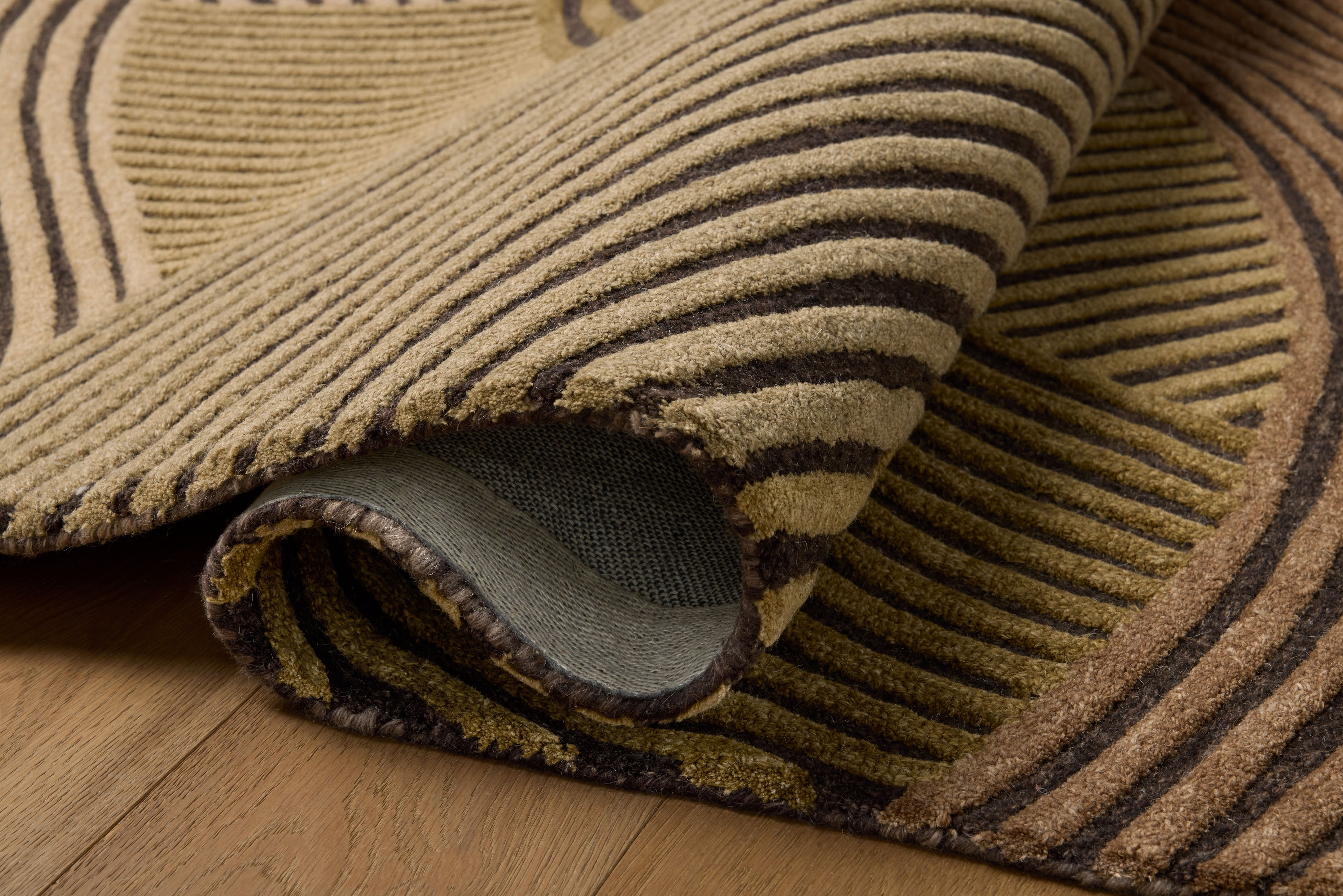 Brigette Romanek x Loloi Madi Espresso / Multi Rug RUGS - wool Loloi