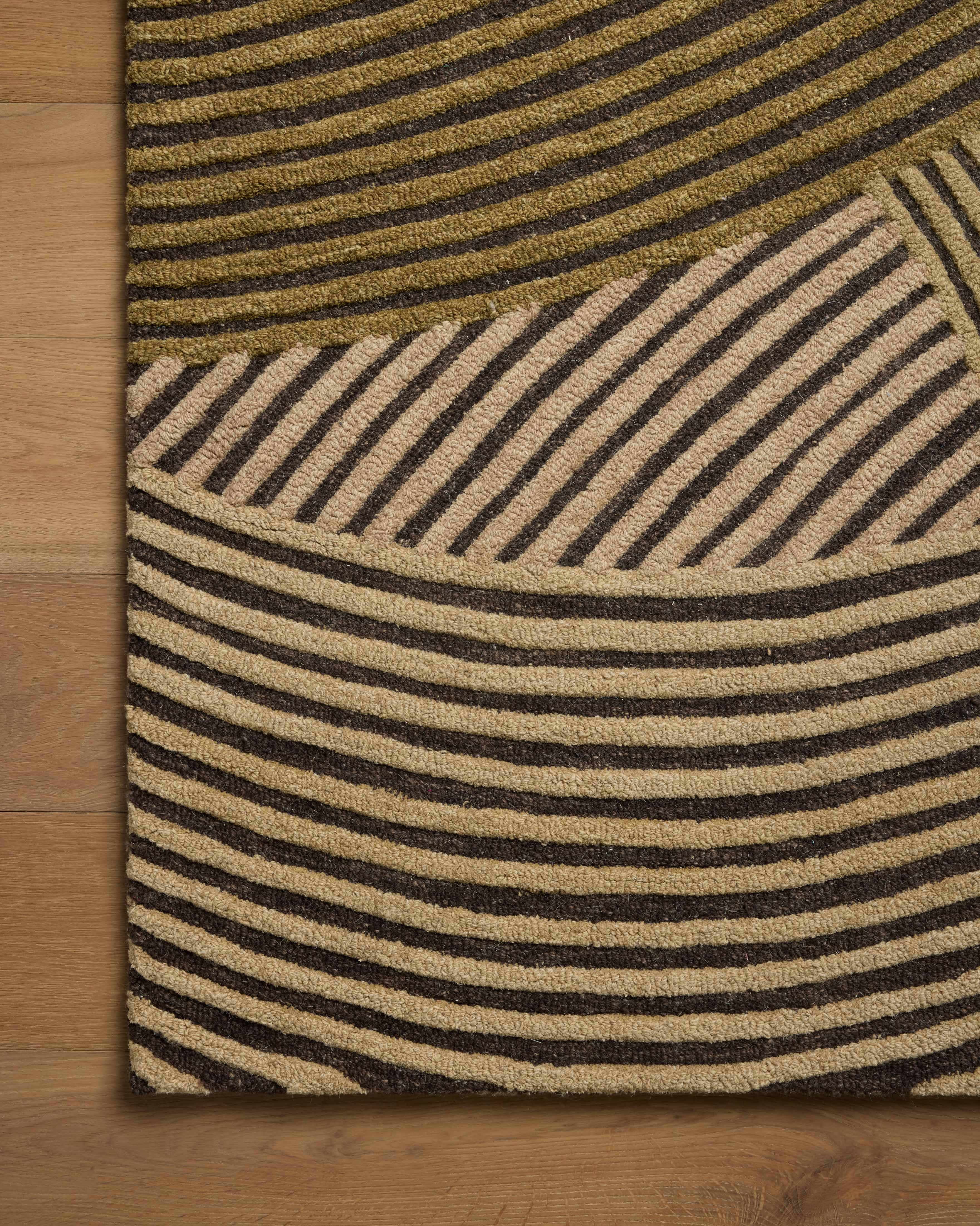 Brigette Romanek x Loloi Madi Espresso / Multi Rug RUGS - wool Loloi