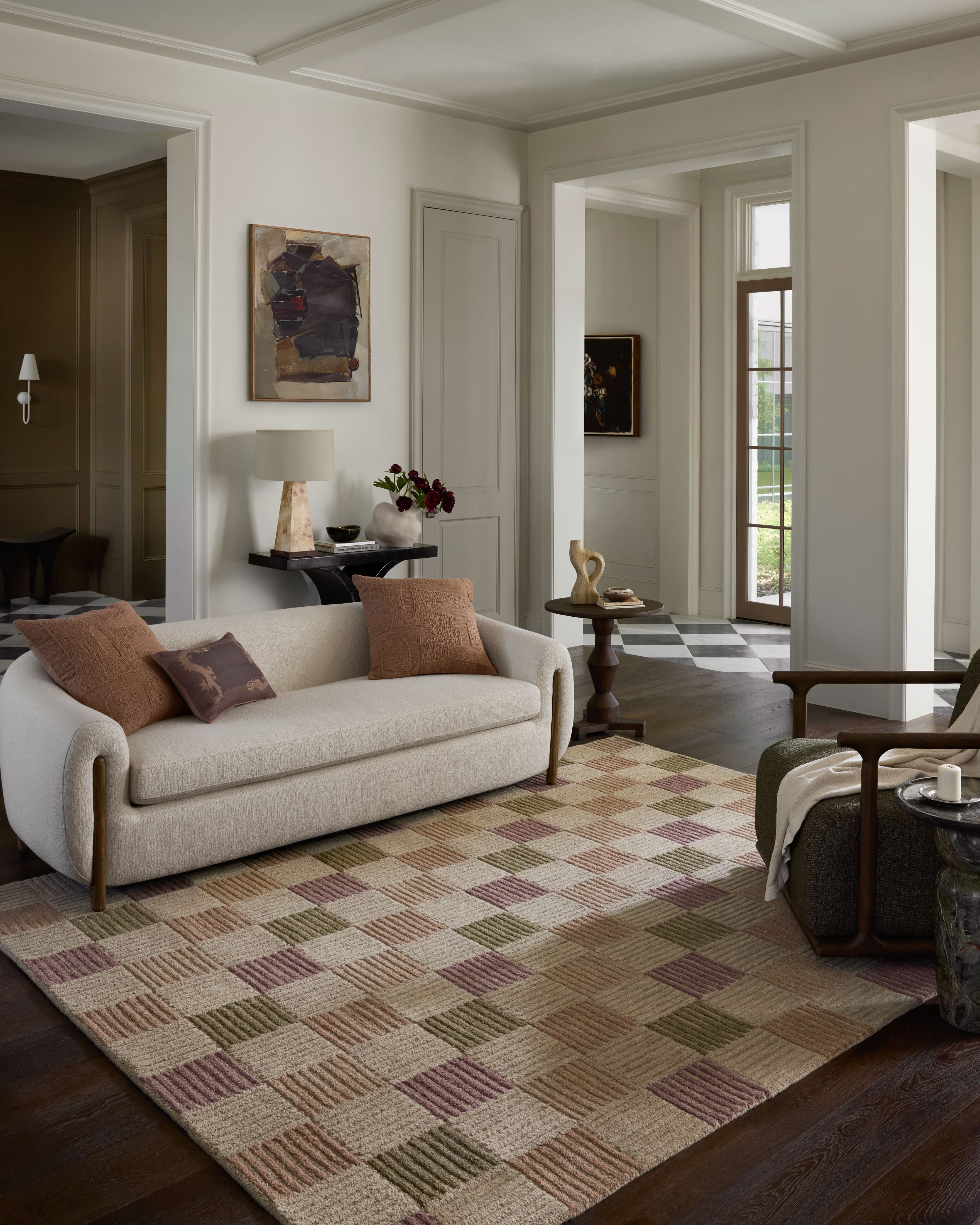 Brigette Romanek x Loloi Madi Natural / Multi Rug RUGS - wool Loloi