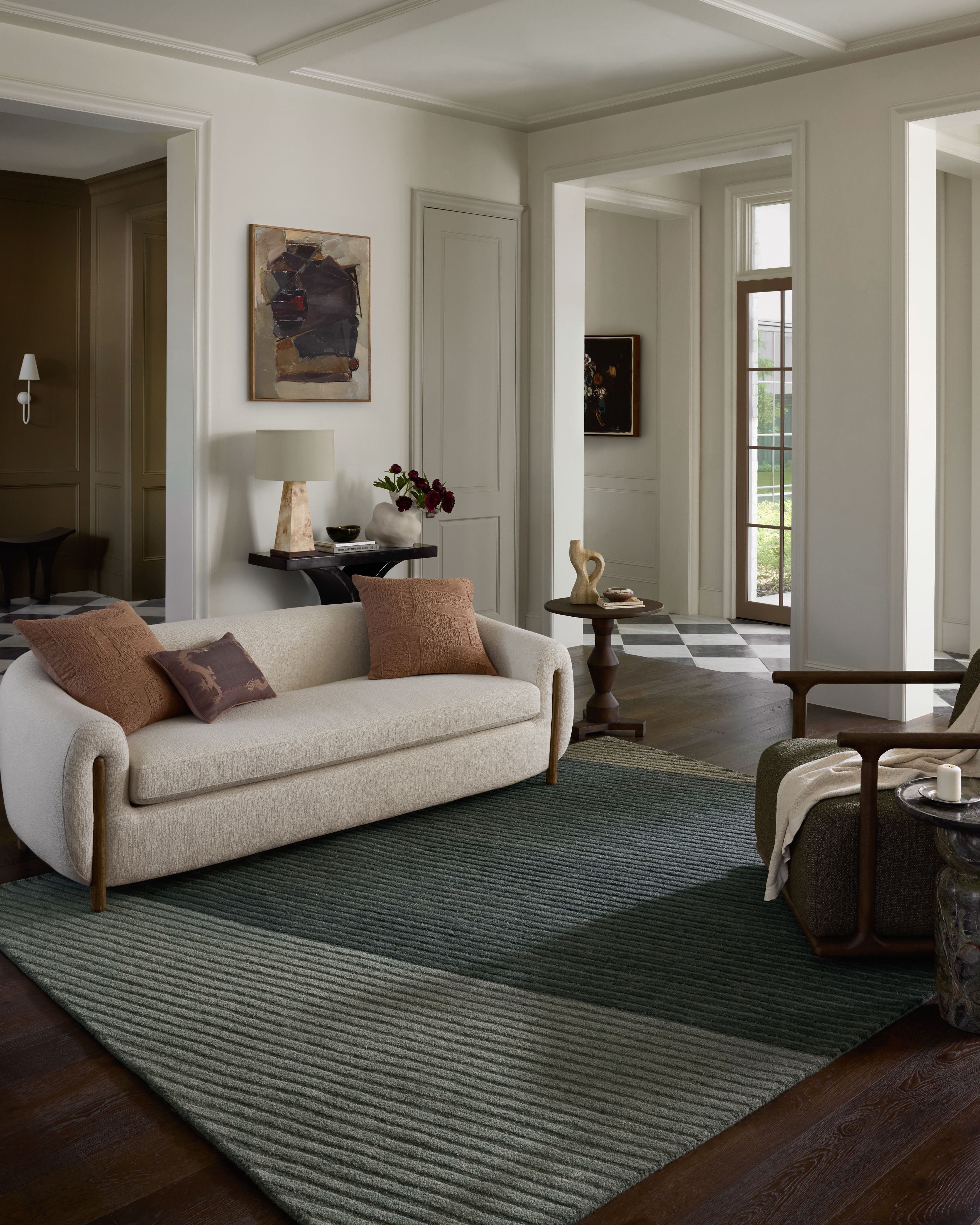 Brigette Romanek x Loloi Madi Denim / Multi Rug RUGS - wool Loloi