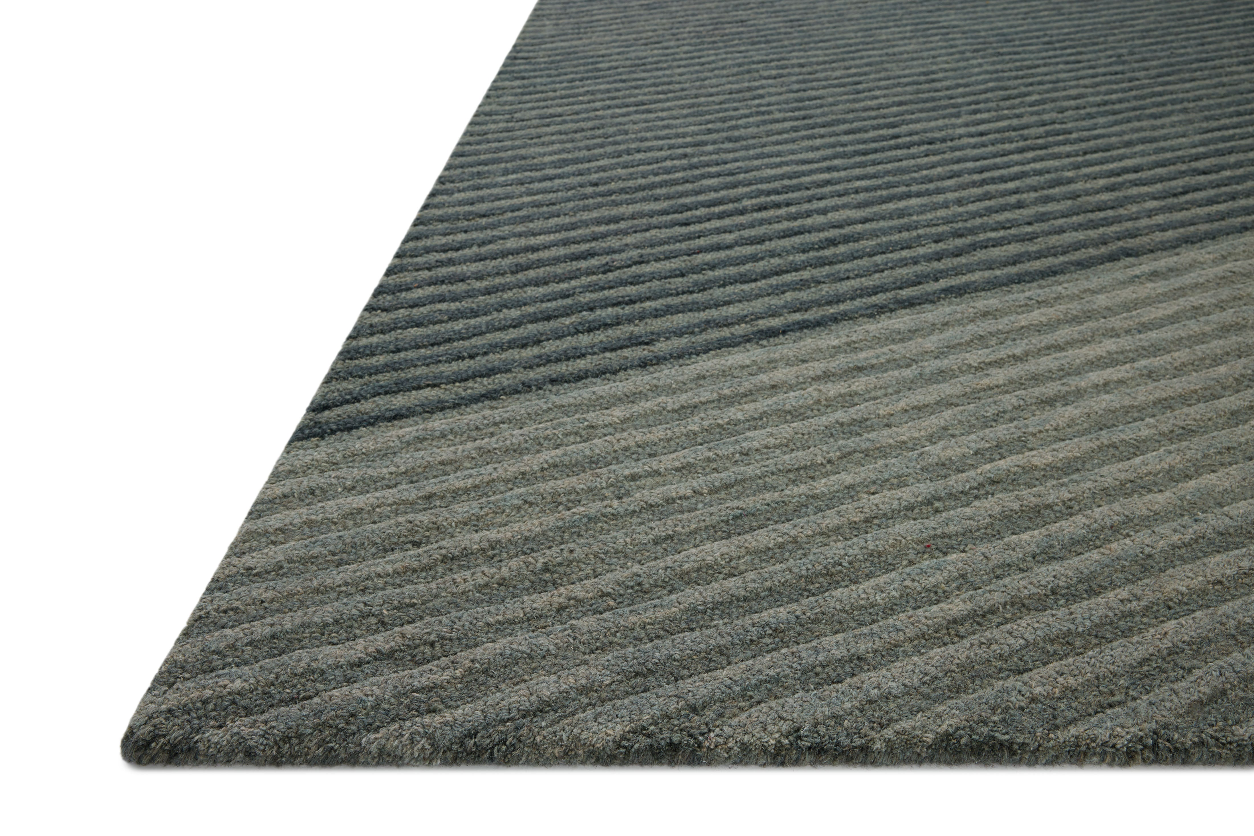 Brigette Romanek x Loloi Madi Denim / Multi Rug RUGS - wool Loloi 18" x 18" sample
