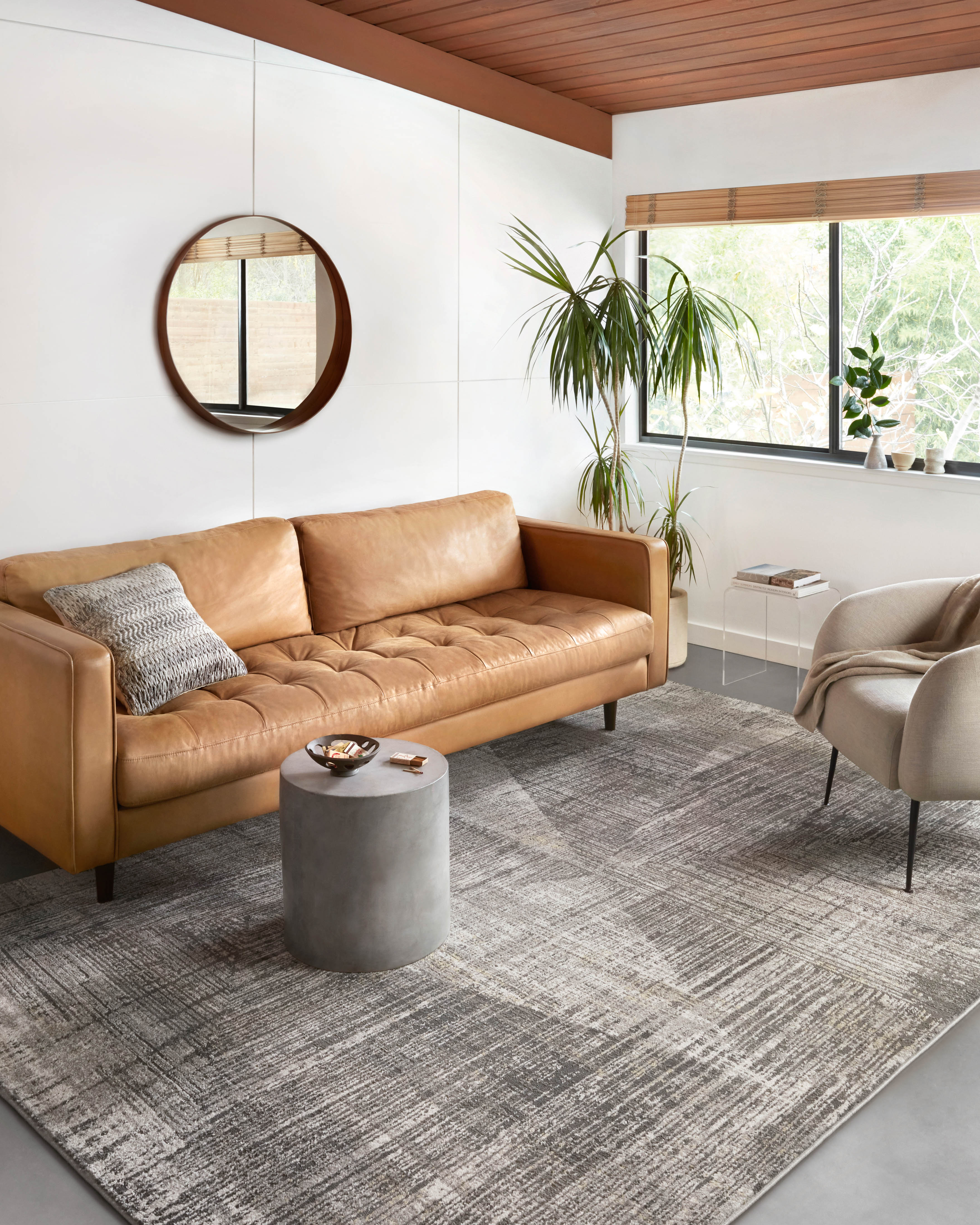 Loloi Maeve Granite / Gold Rug RUGS - synthetic Loloi