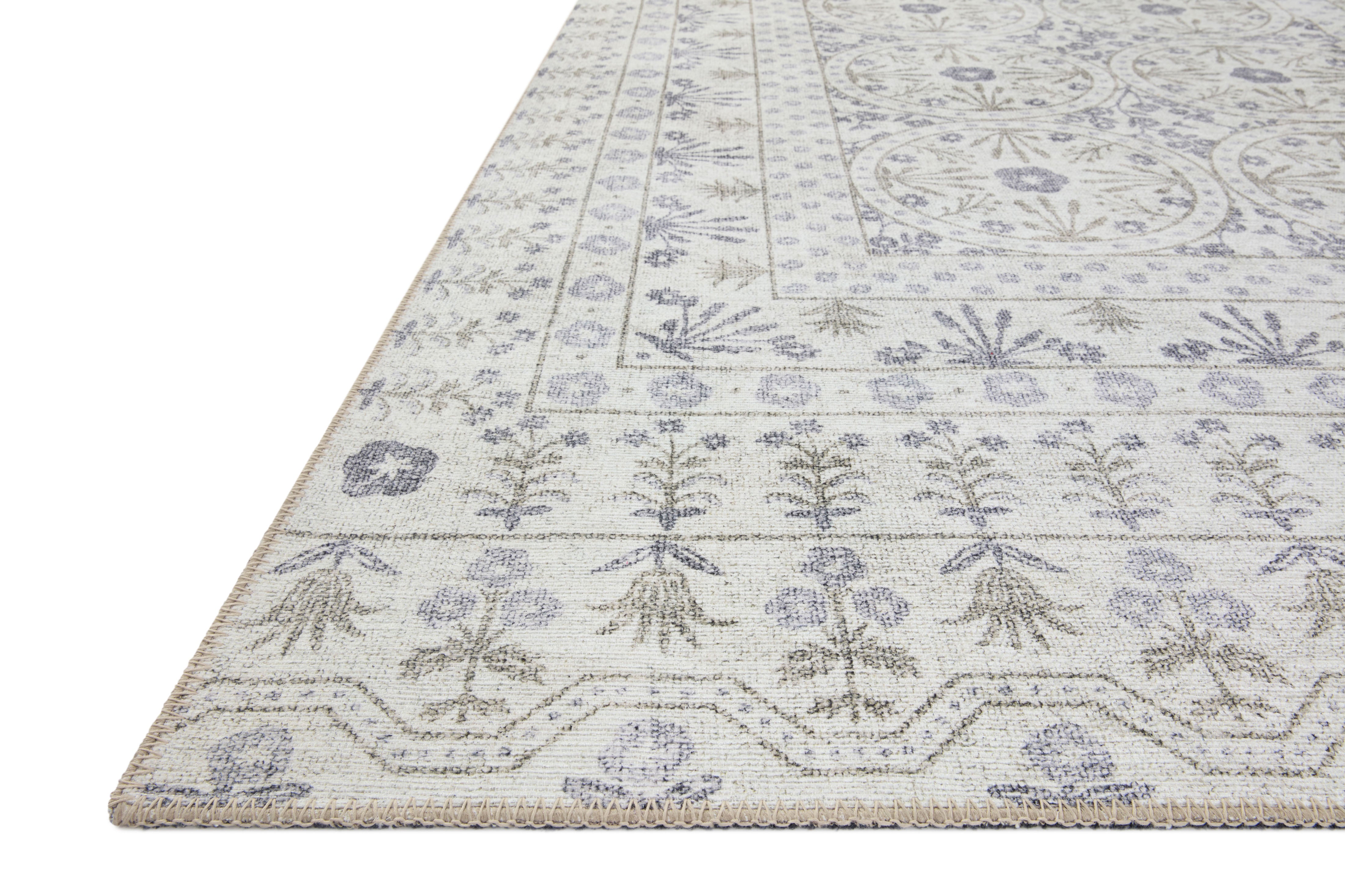 Rifle Paper Co. X Loloi/ Maison Rosette Ivory Rug 3 - RUGS - patterned Loloi