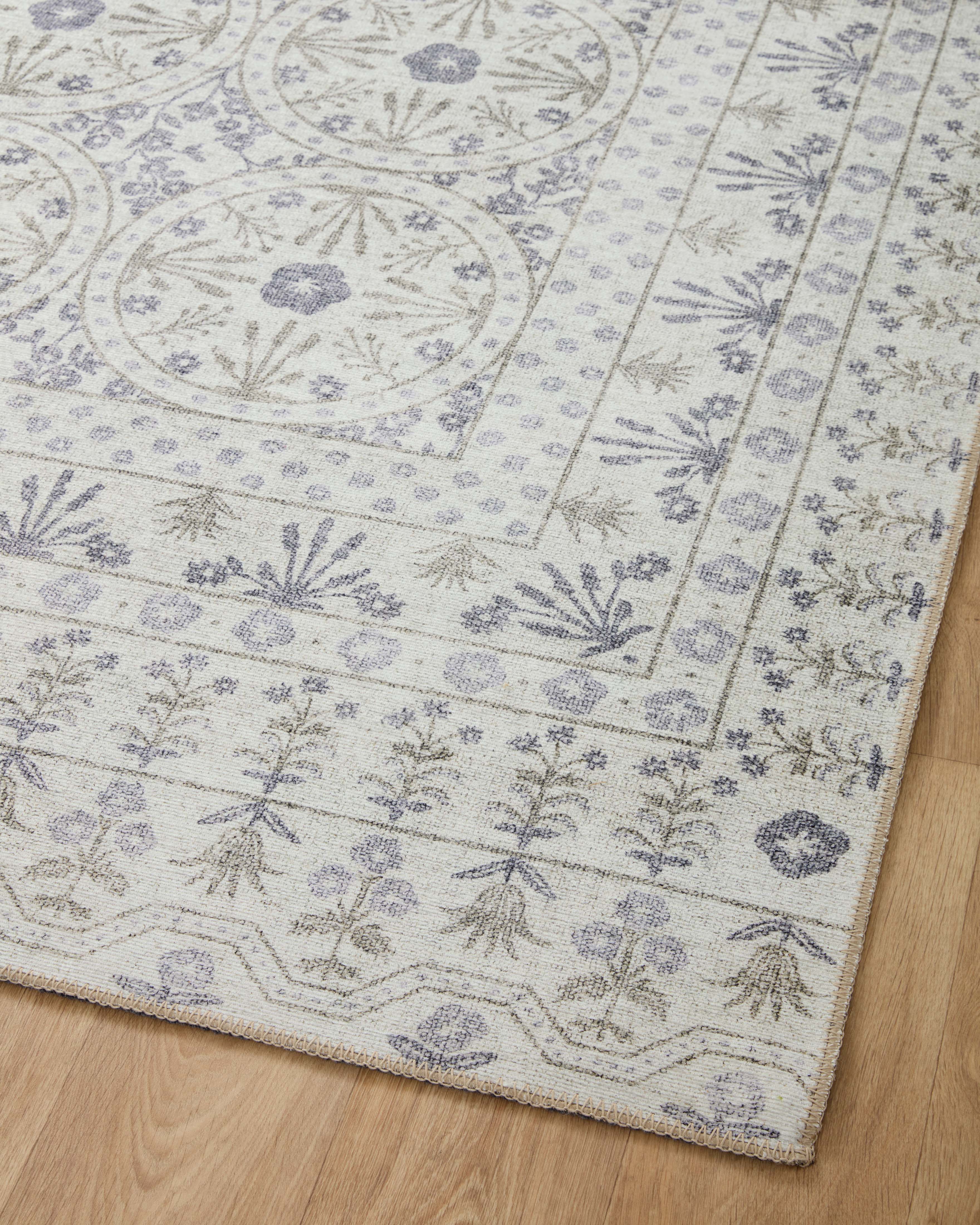 Rifle Paper Co. X Loloi/ Maison Rosette Ivory Rug 3 - RUGS - patterned Loloi