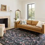 Rifle Paper Co. X Loloi/ Maison Tuileries Black Rug 3 - RUGS - patterned Loloi