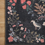 Rifle Paper Co. X Loloi/ Maison Tuileries Black Rug 3 - RUGS - patterned Loloi