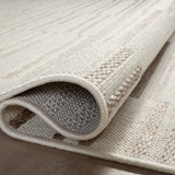 Amber Lewis x Loloi Malibu Ivory / Dove Rug No. 01 5-Rugs - indoor/outdoor Loloi