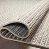 Amber Lewis x Loloi Malibu Ivory / Dove Rug No. 05 5-Rugs - indoor/outdoor Loloi