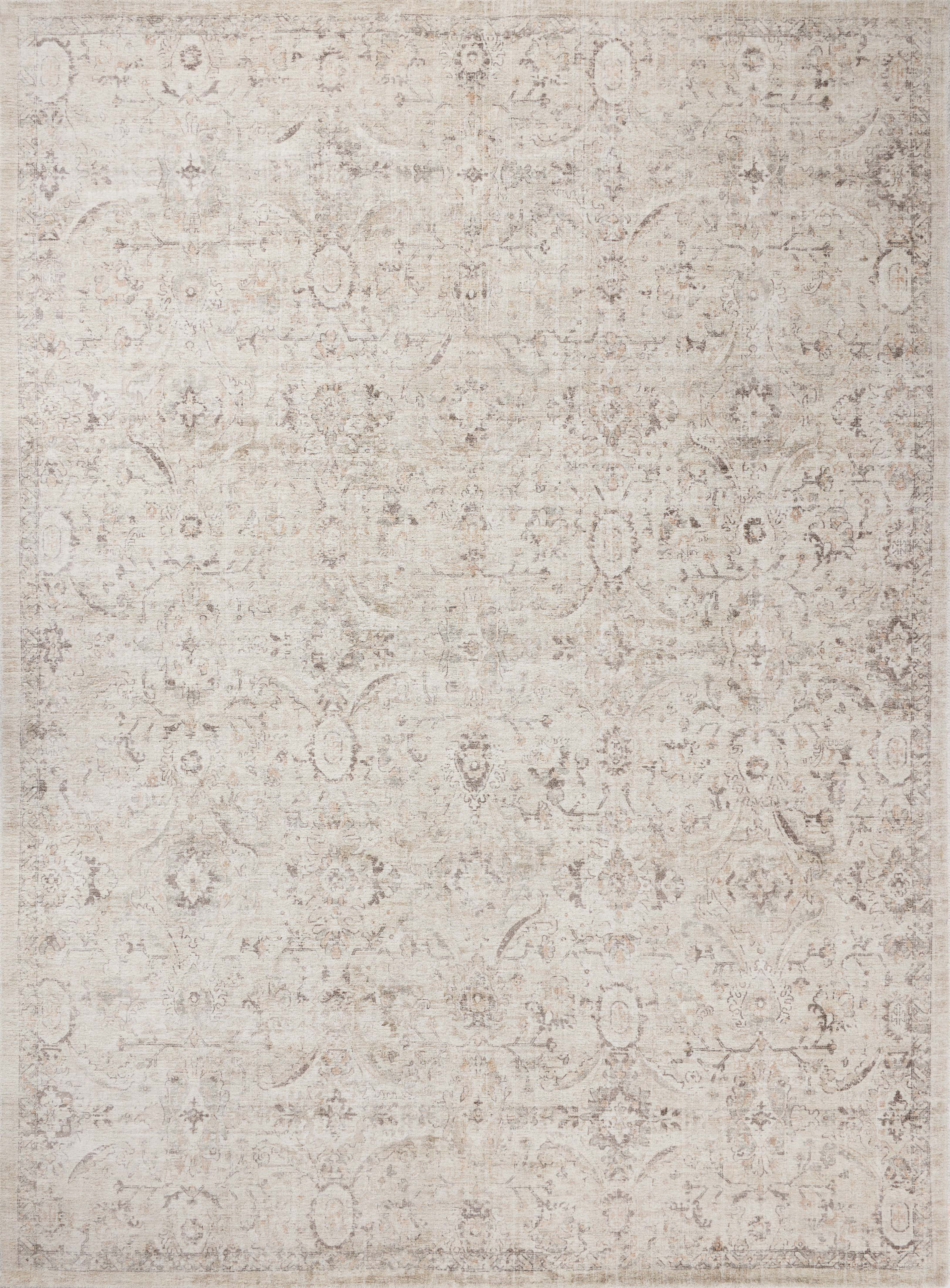 Loloi Marcella Cream / Pebble Rug RUGS-patterned Loloi