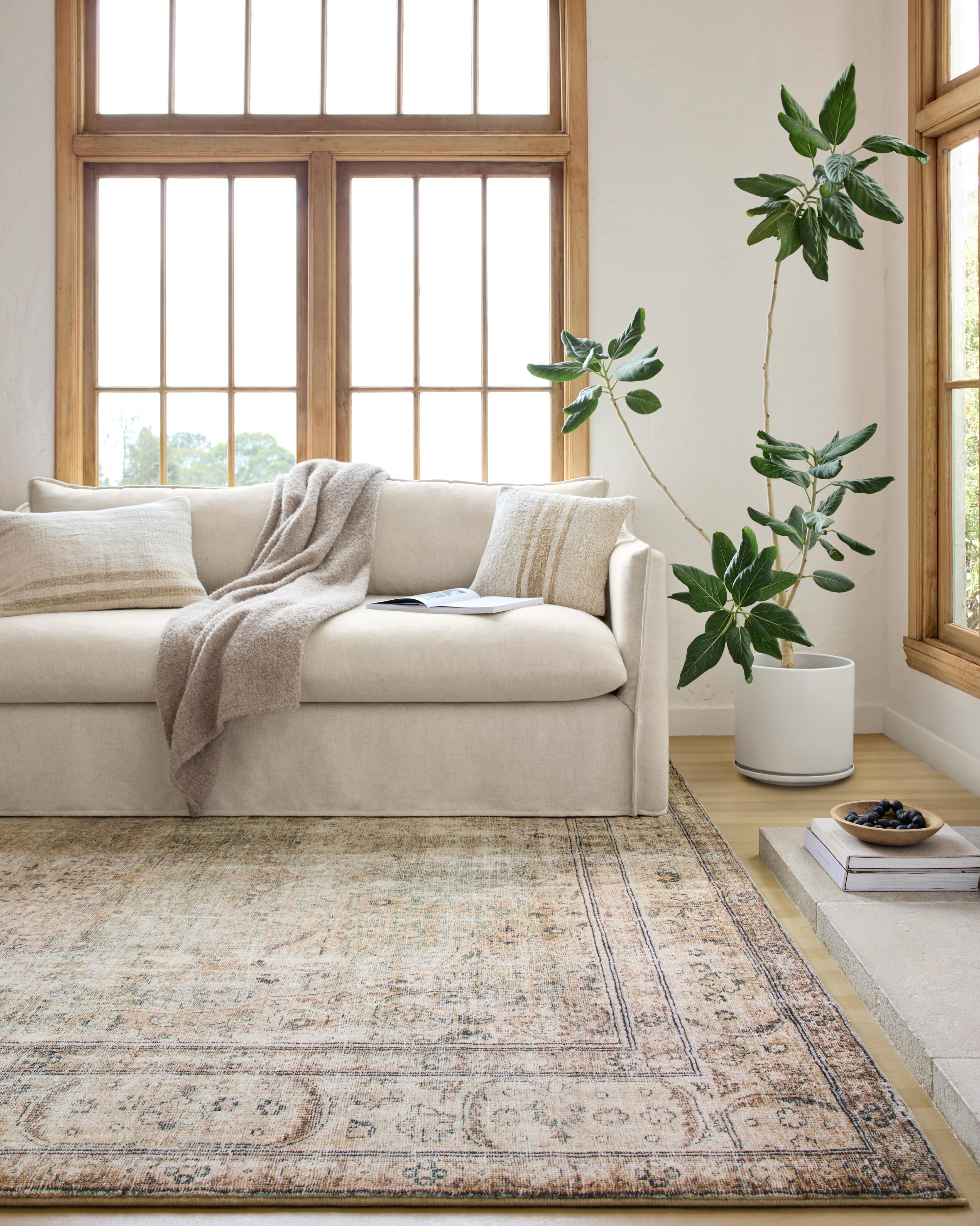 Loloi Margot Antique / Sage Rug No.2 RUGS - synthetic Loloi 18" x 18"