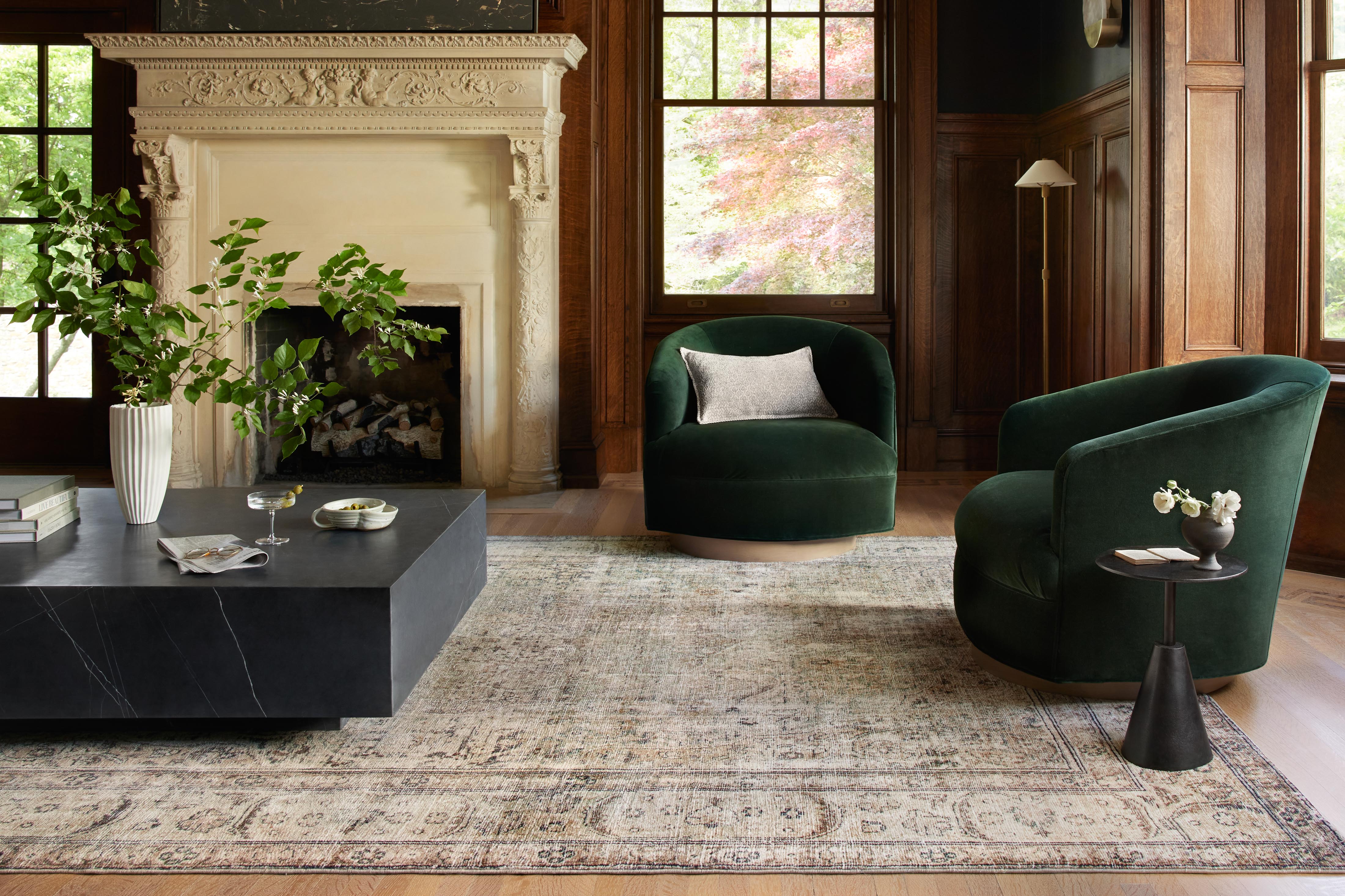 Loloi Margot Antique / Sage Rug 0-patterned rugs Loloi