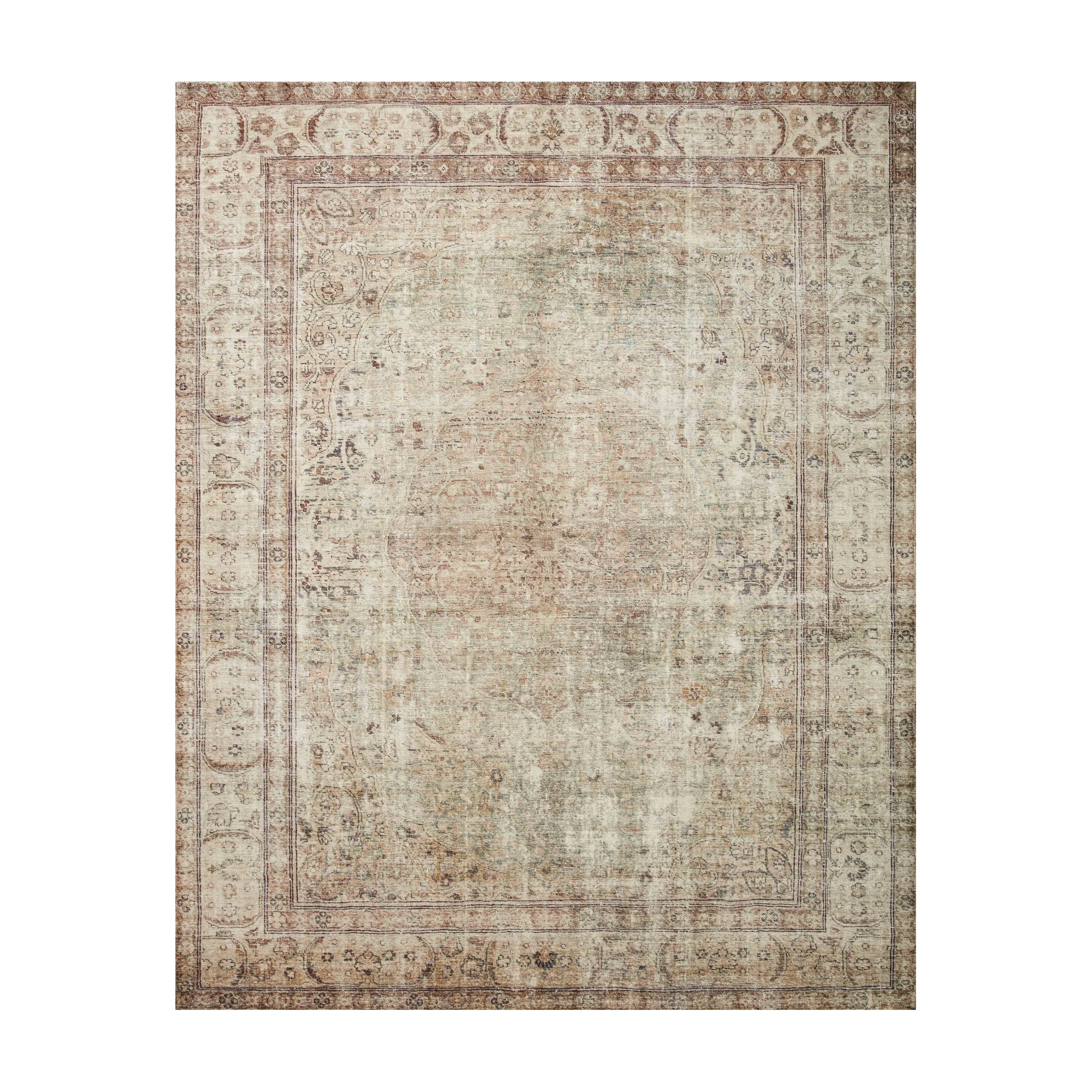 Loloi Margot Antique / Sage Rug No.1 RUGS - synthetic Loloi 18" x 18"