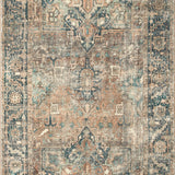 Loloi Margot Terracotta/Lagoon Rug 0-RUGS - patterned Loloi