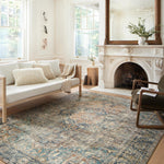 Loloi Margot Terracotta/Lagoon Rug 0-RUGS - patterned Loloi