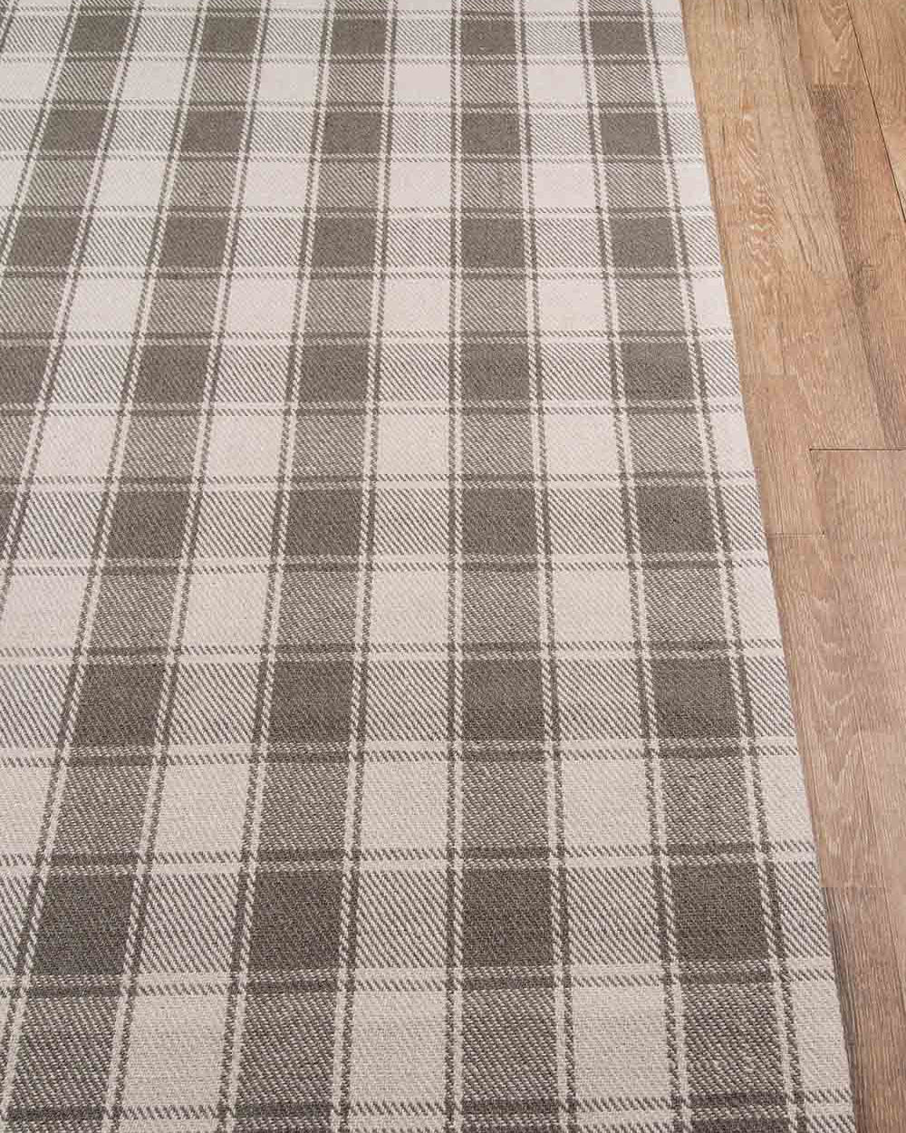 Marlby Tartan Grey Rug 0-rugs-wool Momeni