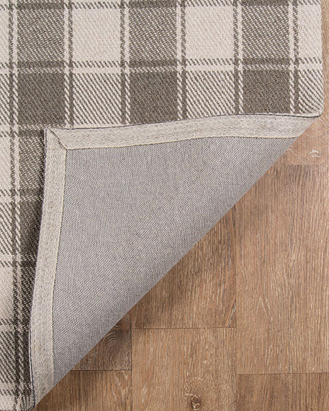 Marlby Tartan Grey Rug 0-rugs-wool Momeni