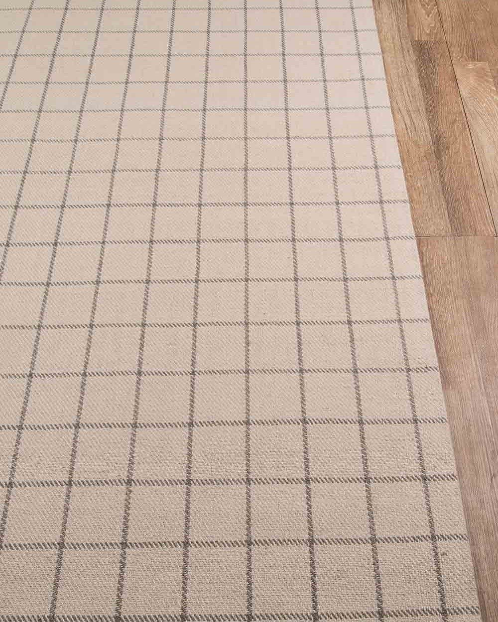 Marlby Windowpane Ivory Rug 0-rugs-wool Momeni